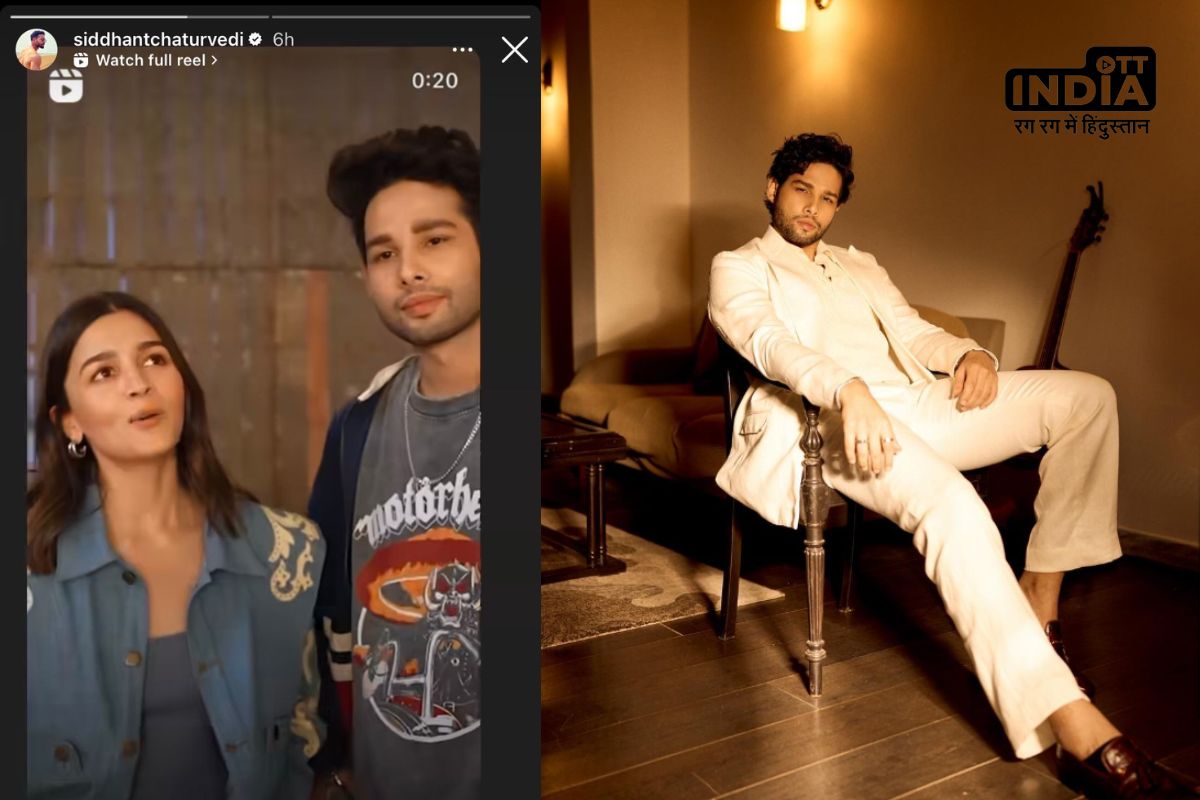 Are we going to see Siddhant Chaturvedi and Alia Bhatt collaborating for a new project?