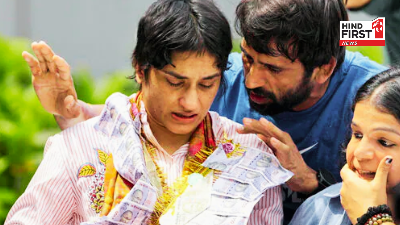 Vinesh Phogat Returns to Delhi Amid Warm Welcome