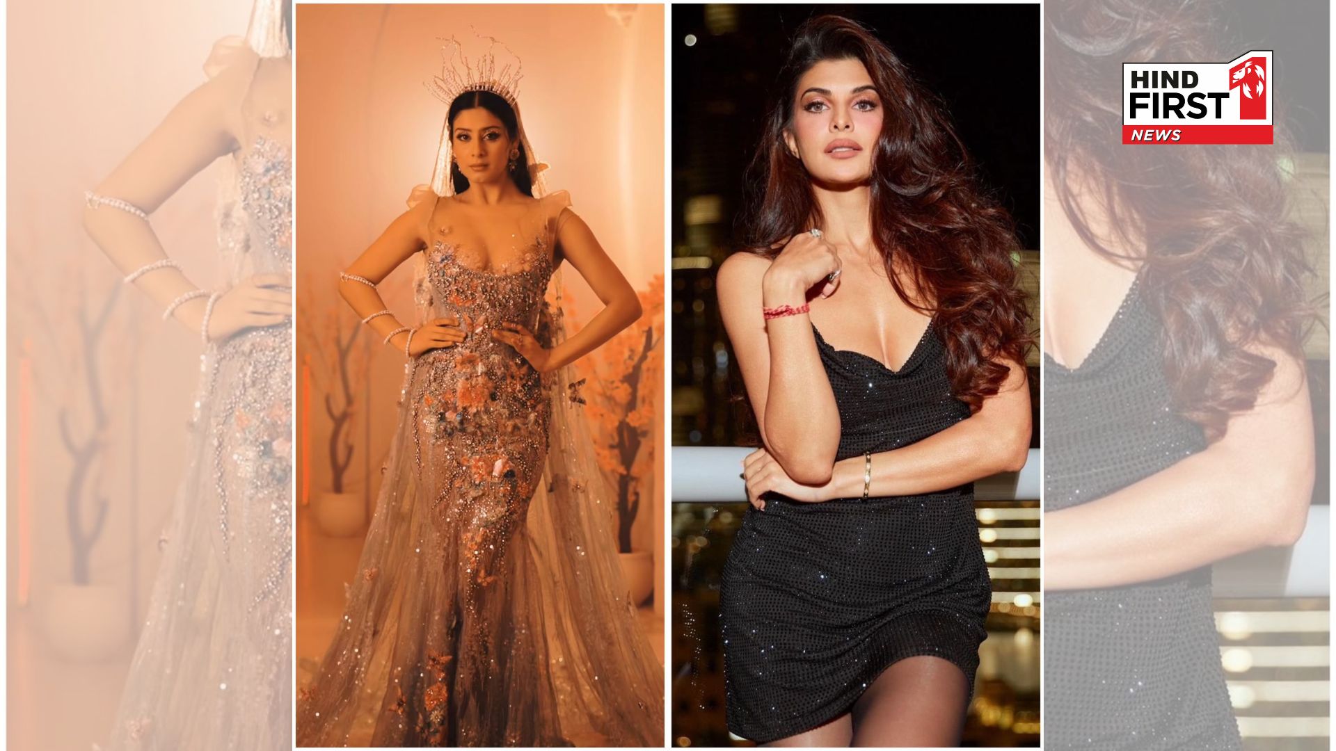 Isha Malviya leaves Jacqueliene Fernandez mesmerized with her ultra-glamorous look in shimmery gown