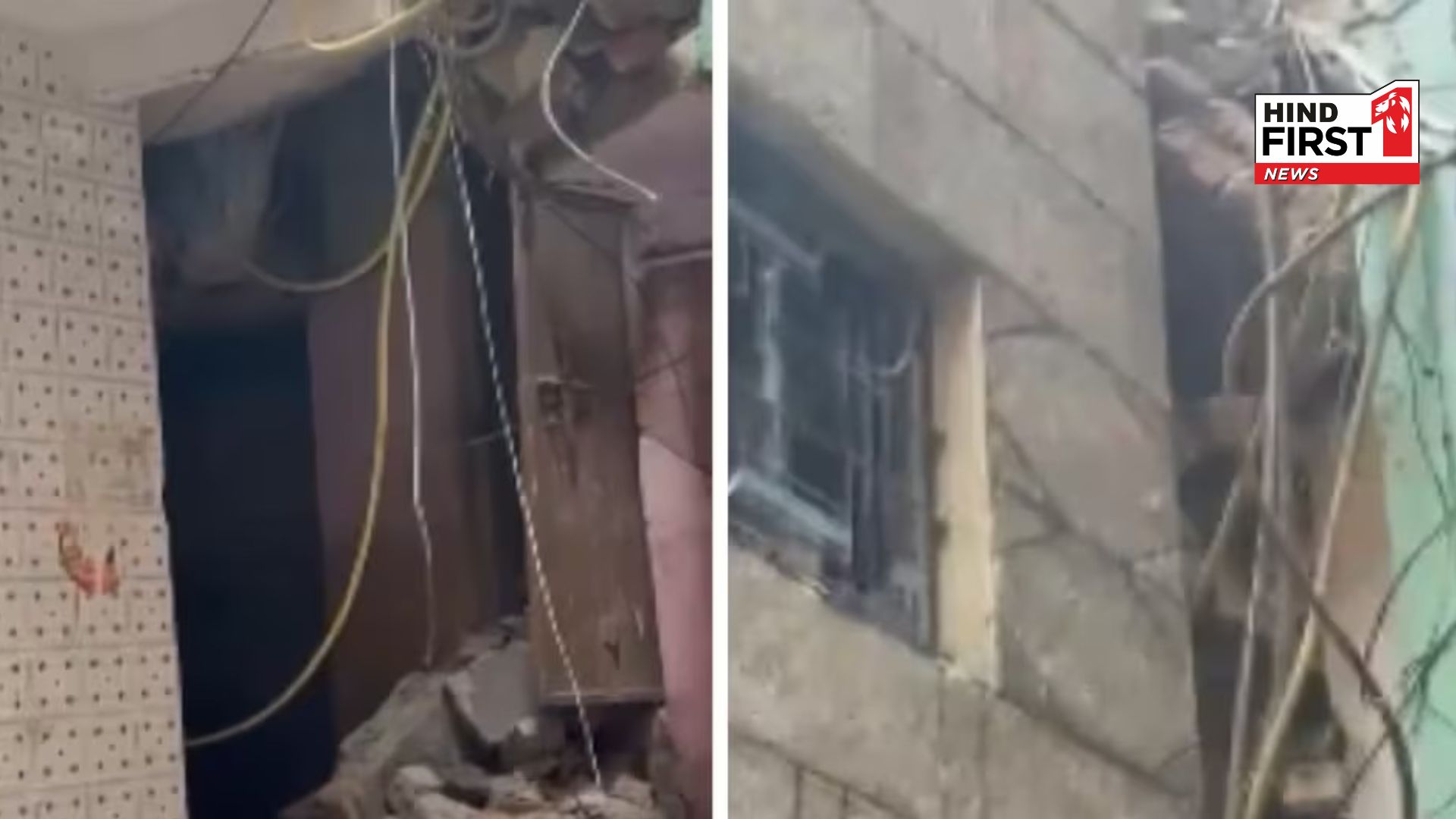 Delhi: Karol Bagh, part of a building collapsed, people are trapped in the debris