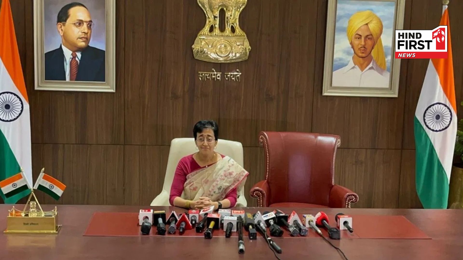 Will not sit on Kejriwals chair-Atishi, took over the command of Delhis CM Will not sit on Kejriwals chair-Atishi, took over the command of Delhis CM
