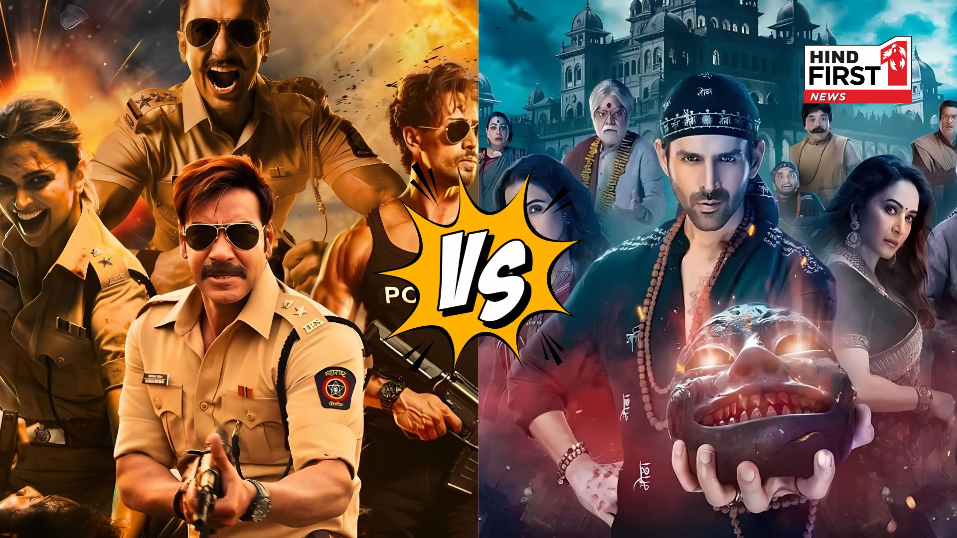 Singham Again vs Bhool Bhulaiyaa 3: A Diwali Box Office Showdown