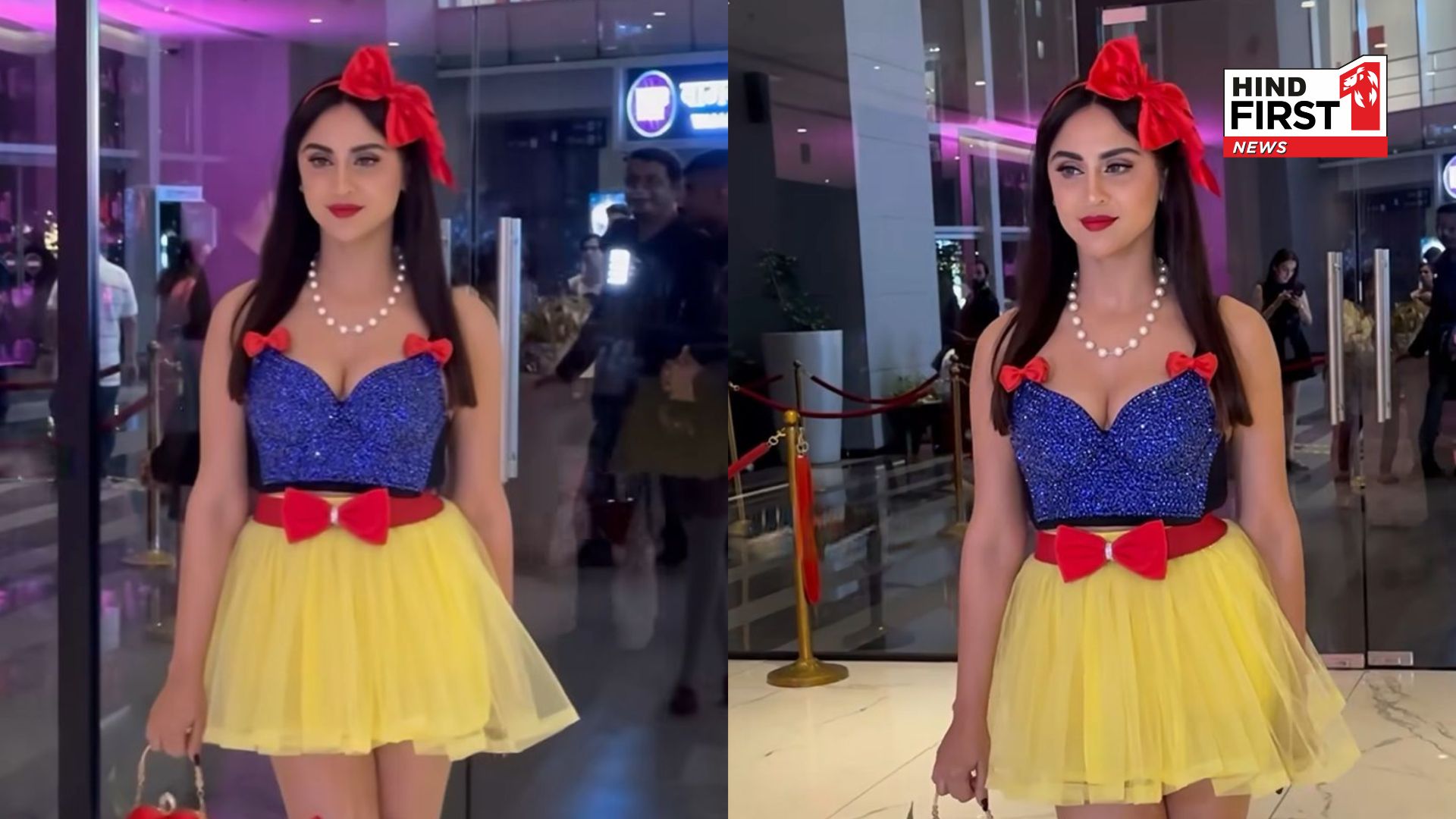Krystle Dsouza turns show white For a Halloween Party, looks aww-dorable in viral video