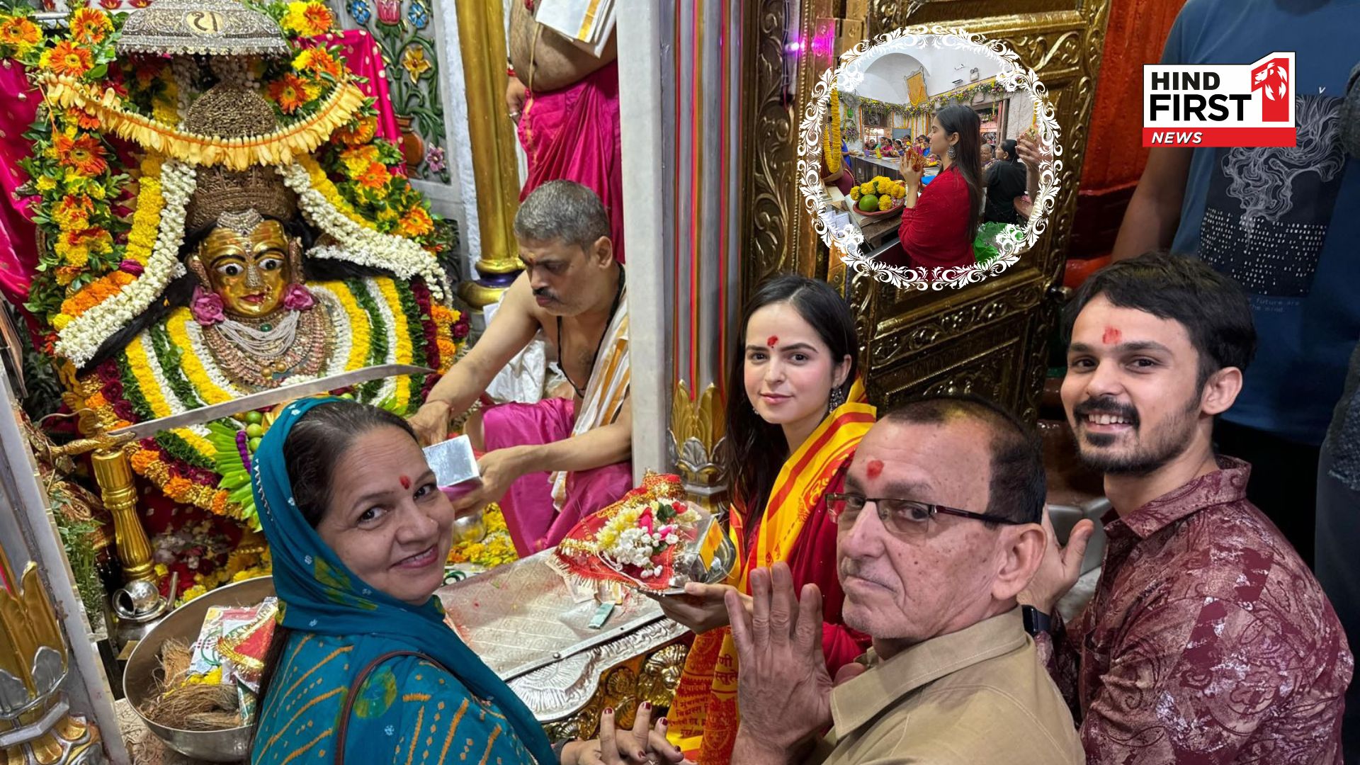 Palak Sindhwani visits Mumbadevi and Mahalaxmi Temples to seek blessings during Navratri