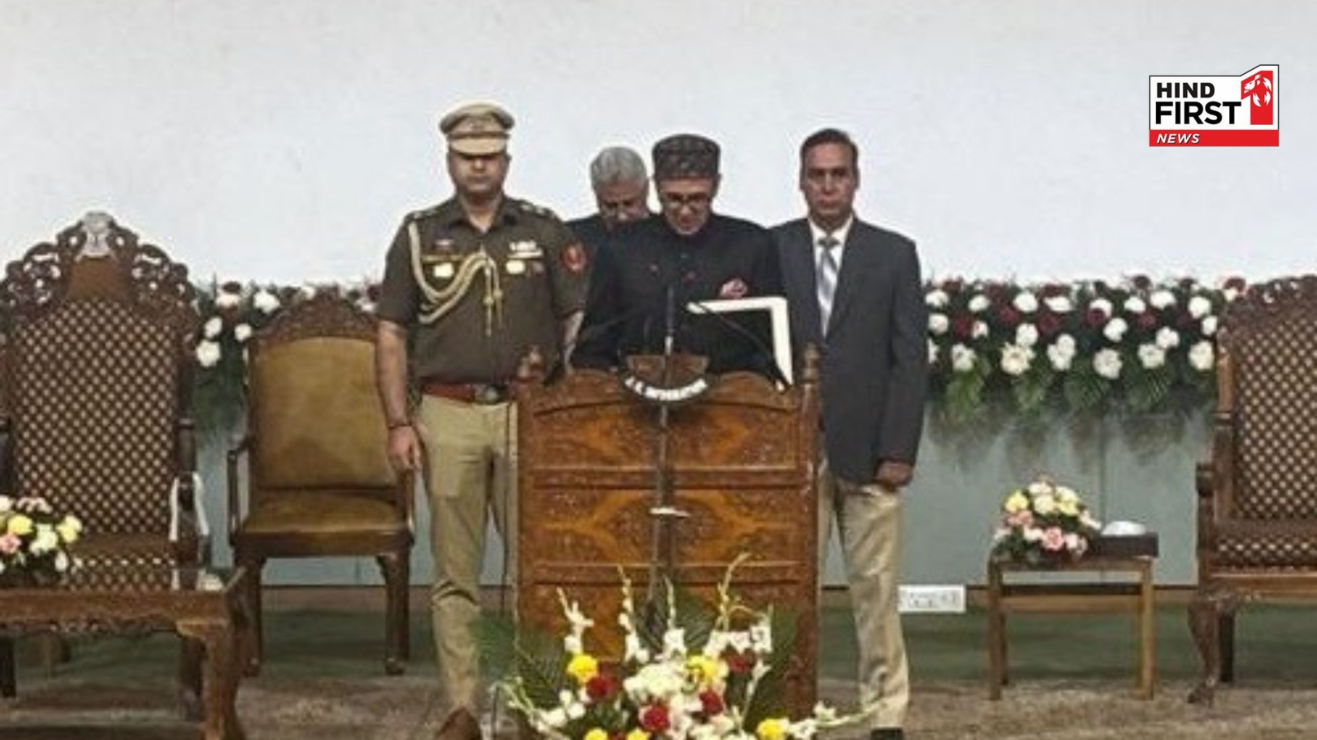 Omar Abdullah took oath as Chief Minister of Jammu and Kashmir, India Alliance showed their strength Omar Abdullah took oath as Chief Minister of Jammu and Kashmir, India Alliance showed their strength