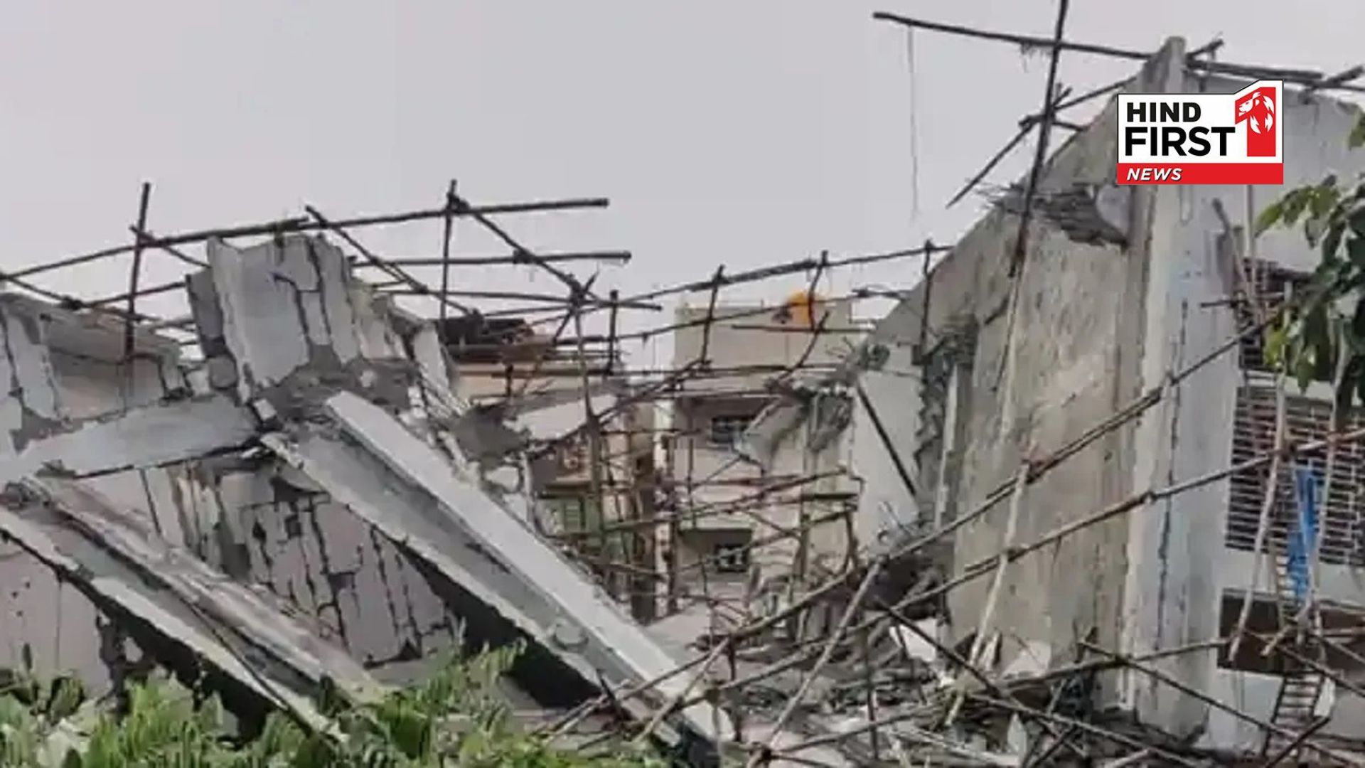 Accident in Bengaluru, under-construction building collapsed due to rain, 3 dead, many trapped in the rubble Accident in Bengaluru, under-construction building collapsed due to rain, 3 dead, many trapped in the rubble