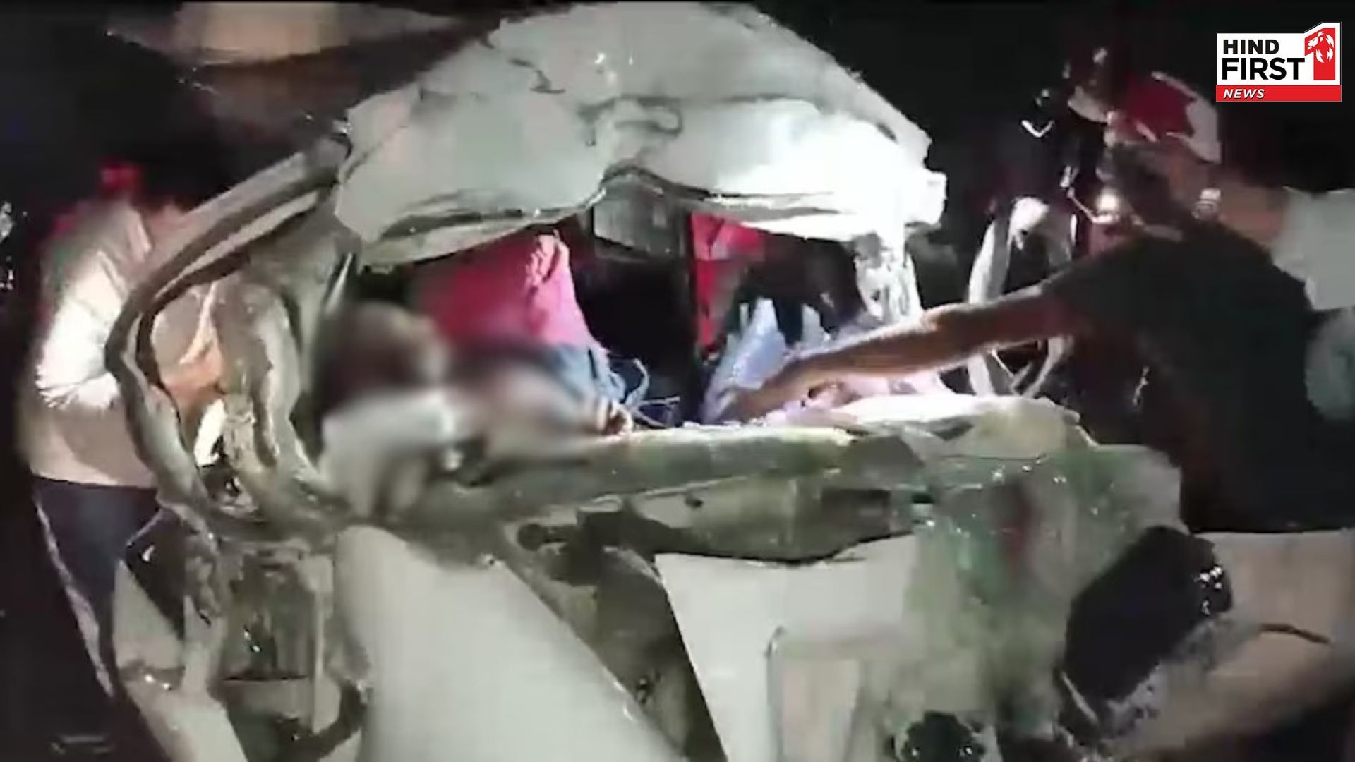 Car collided with truck, 6 people died, horrific accident in Bharuch, Gujarat