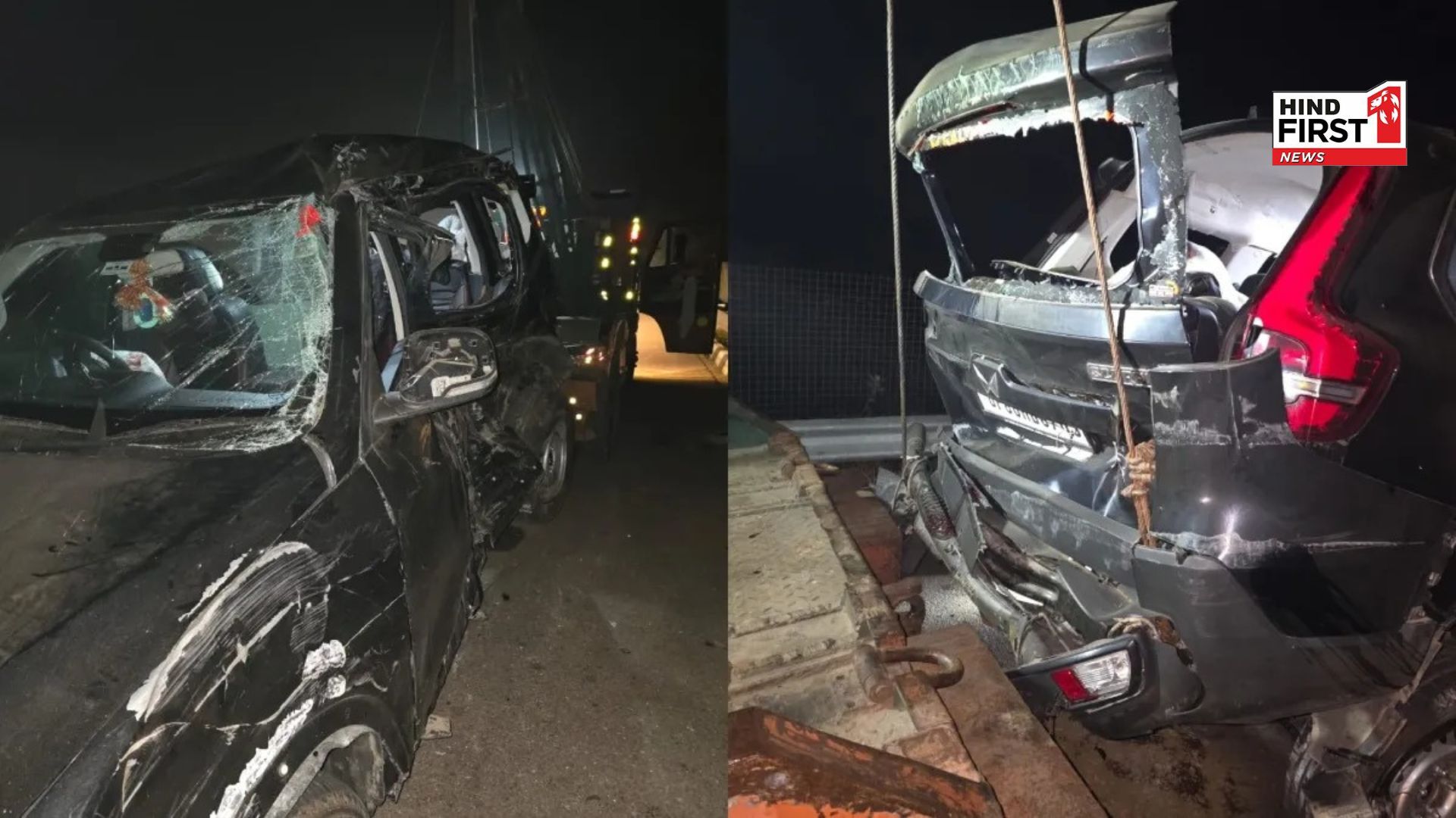 Horrific road accident on Agra-Lucknow Expressway in Kannauj, 5 doctors died, 1 injured