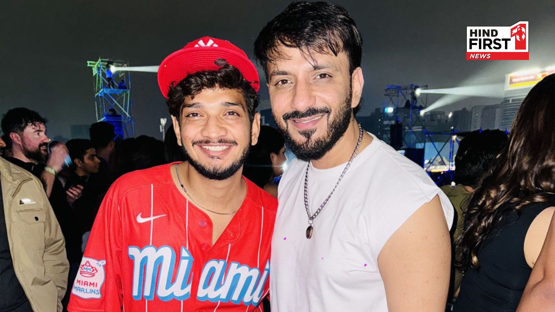 DJ Ali Merchant Reunites With Munawar Faruqui at Karan Aujlas Concert in Mumbai