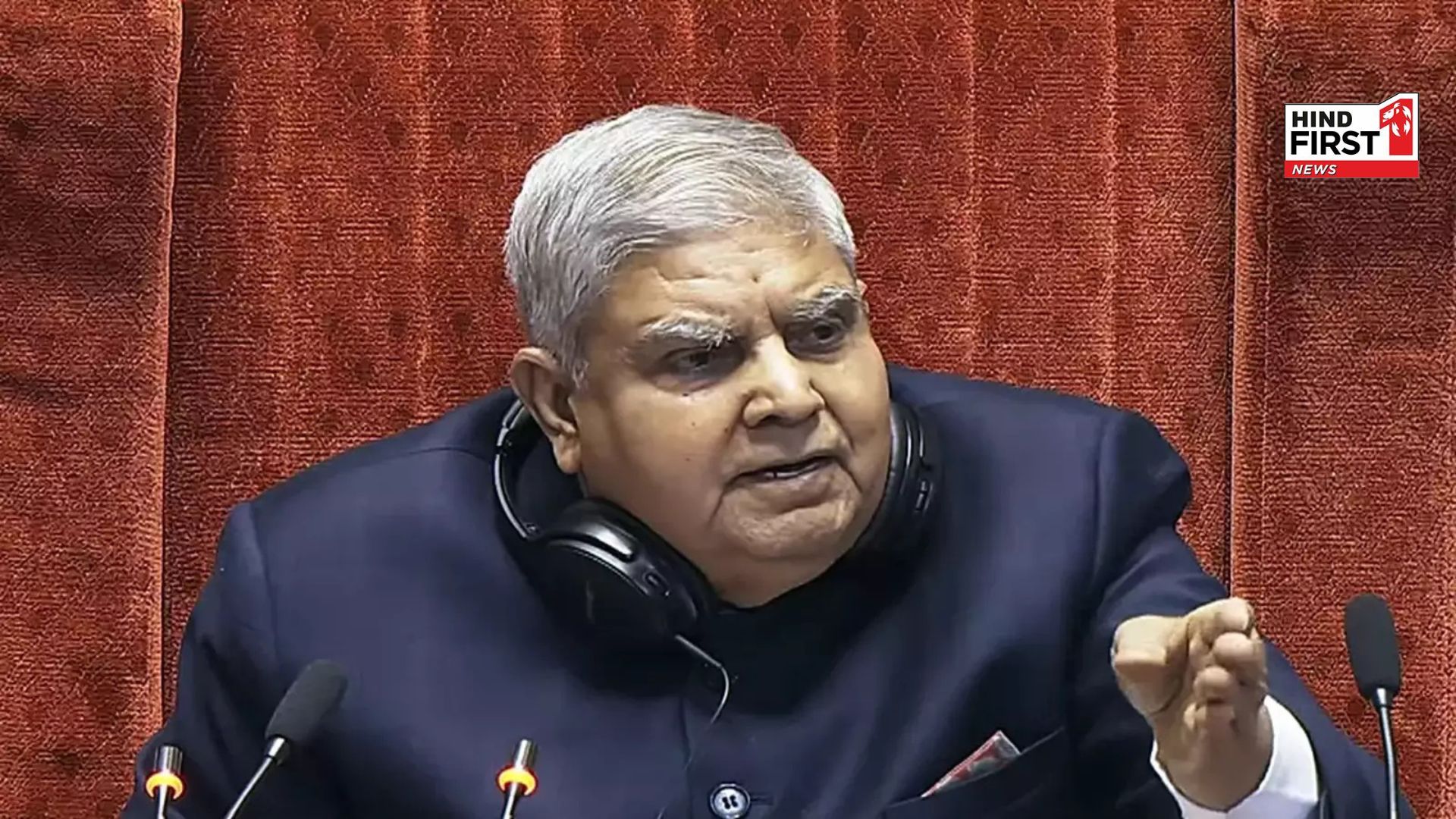 Chairman Dhankhars no & Nadda, ... Know why temperature rose in Rajya Sabha today