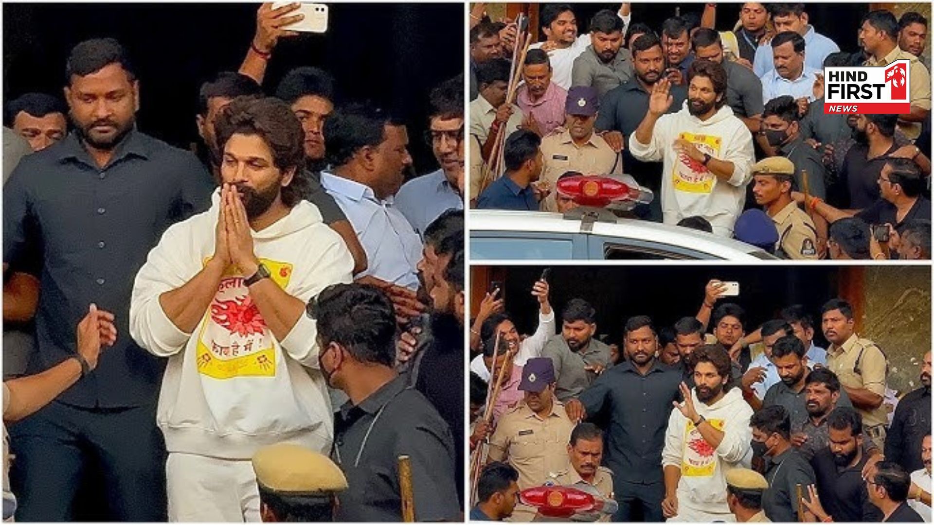 Sorry for whatever happened... I respect the law- Allu Arjun after release