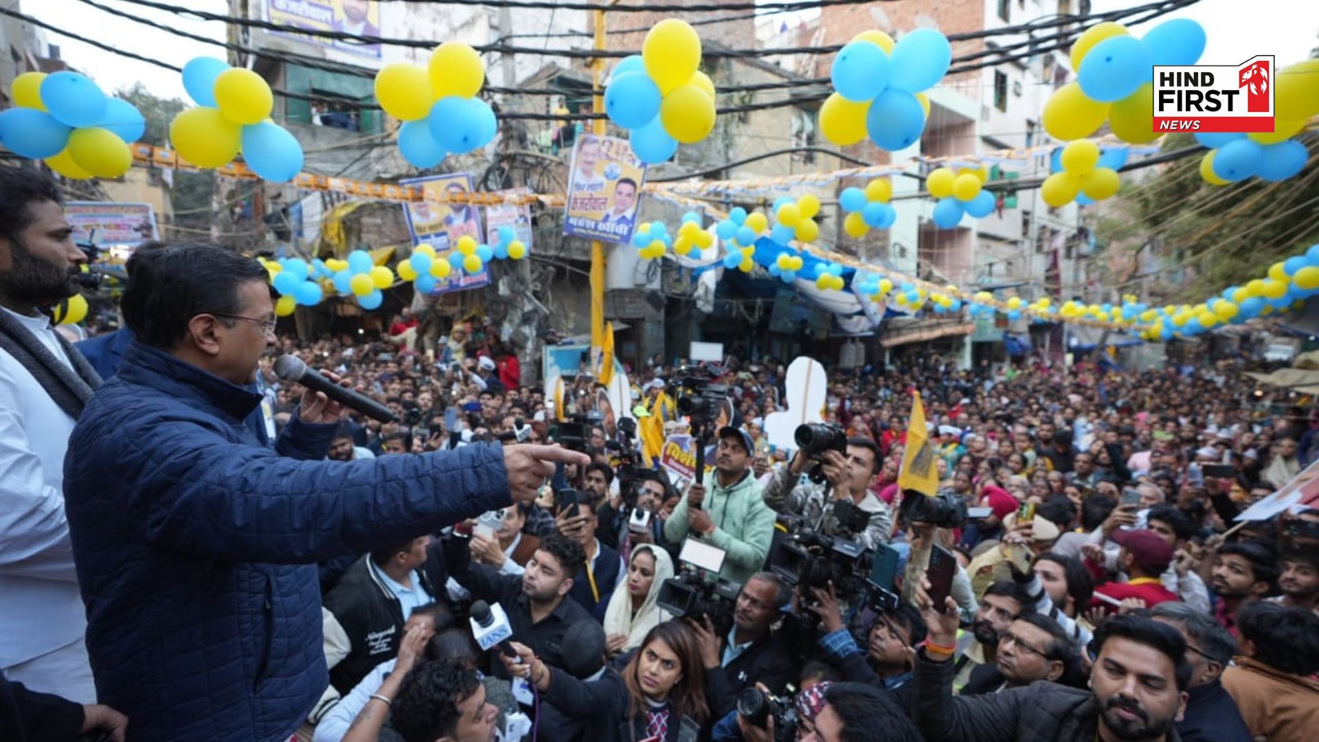 After AAP Mahila Adalat, BJP protested at Kejriwal’s house, reminds of Maliwal case