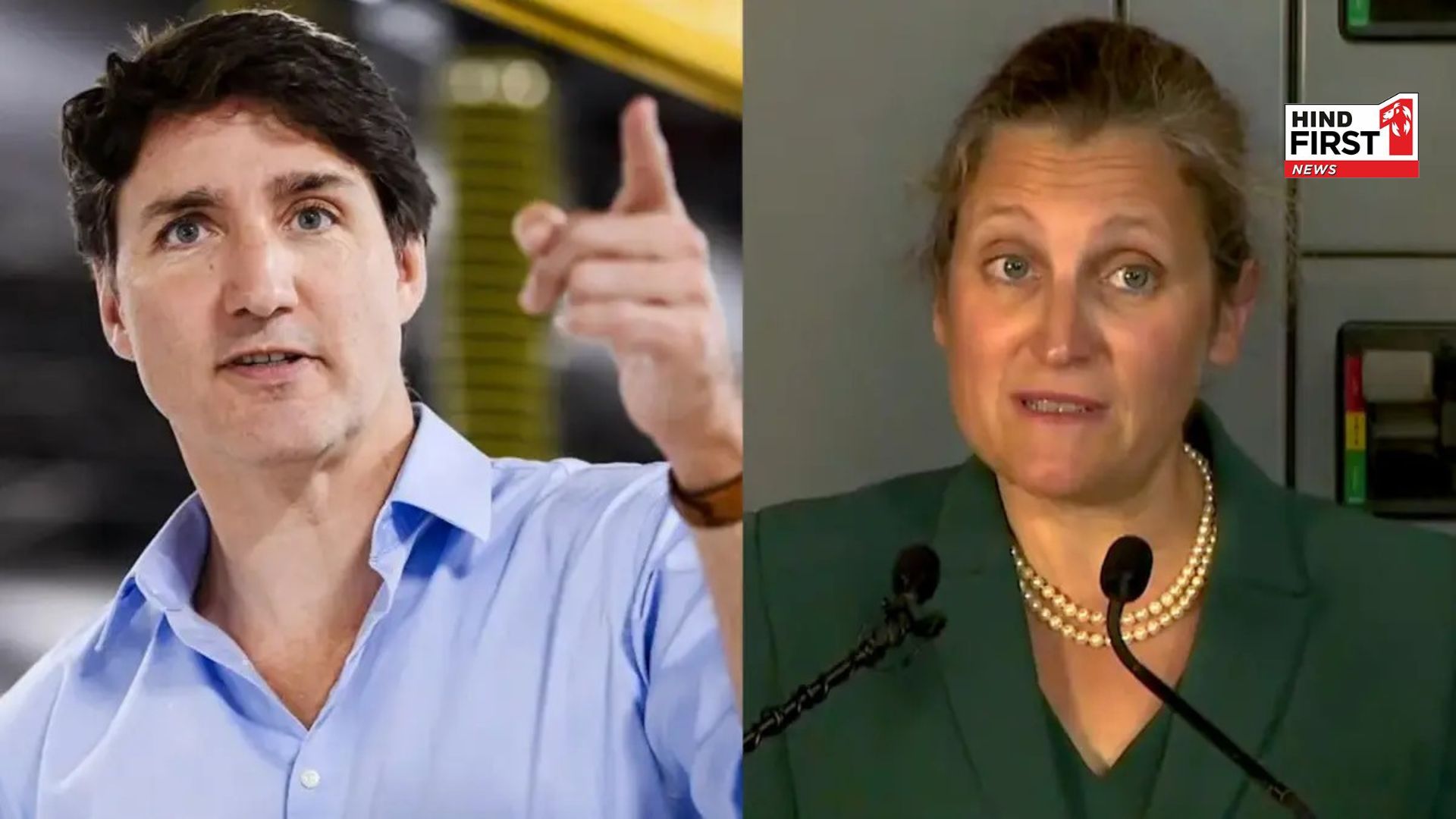 Canada Deputy PM Resigns:Trudeau got shock at home! Deputy PM Chrystia Freeland resigned