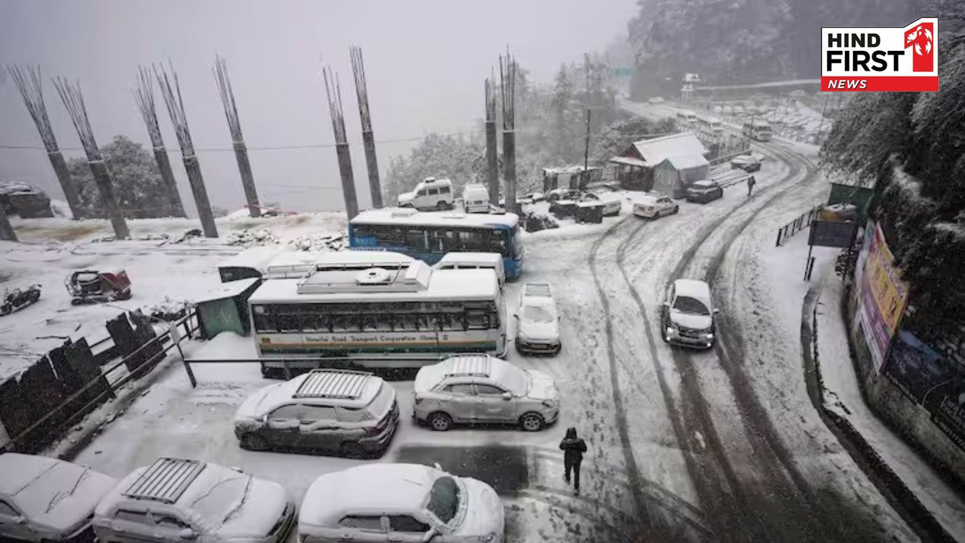 Snowfall in Himachal put a break! 228 roads closed; 123 roads of Shimla blocked