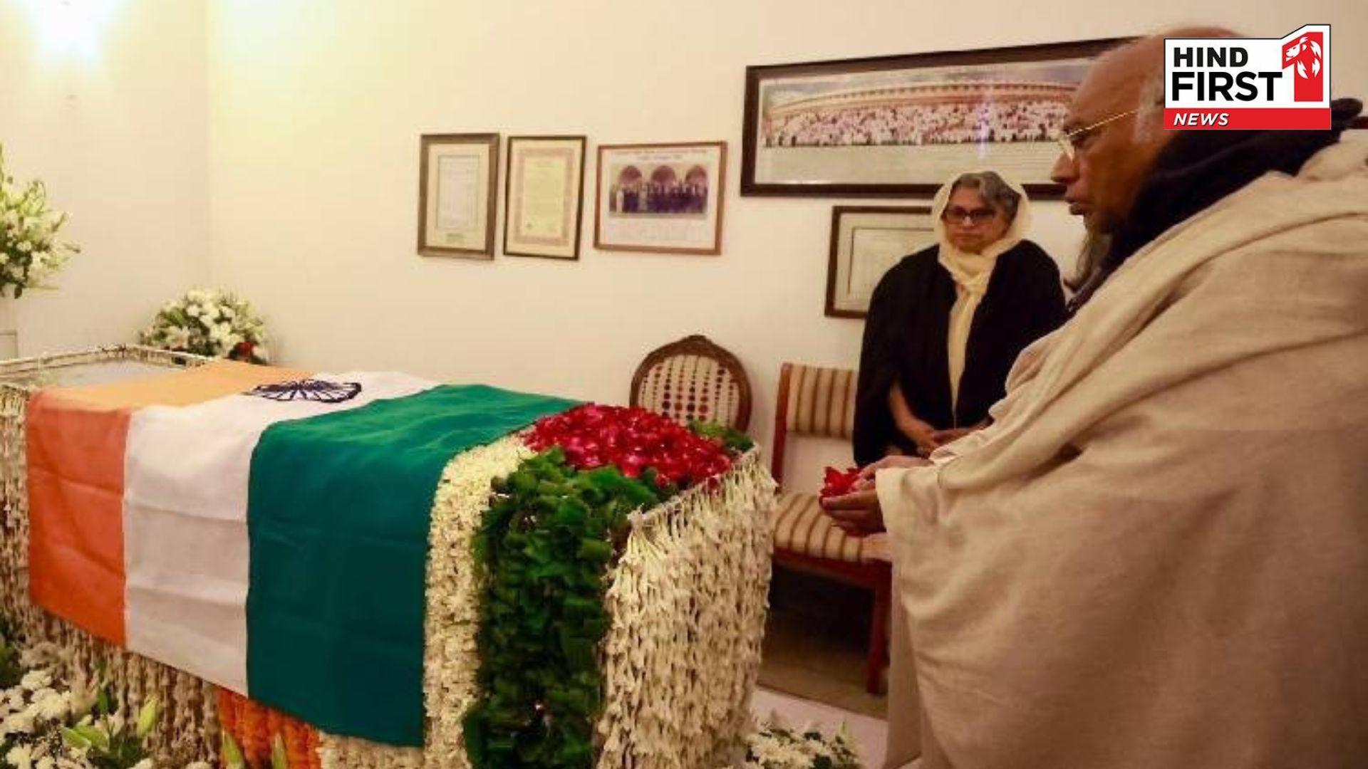 Manmohan Singh Funeral: Manmohan Singhs body brought to Congress headquarters, leaders & celebrities, bid him a final farewell