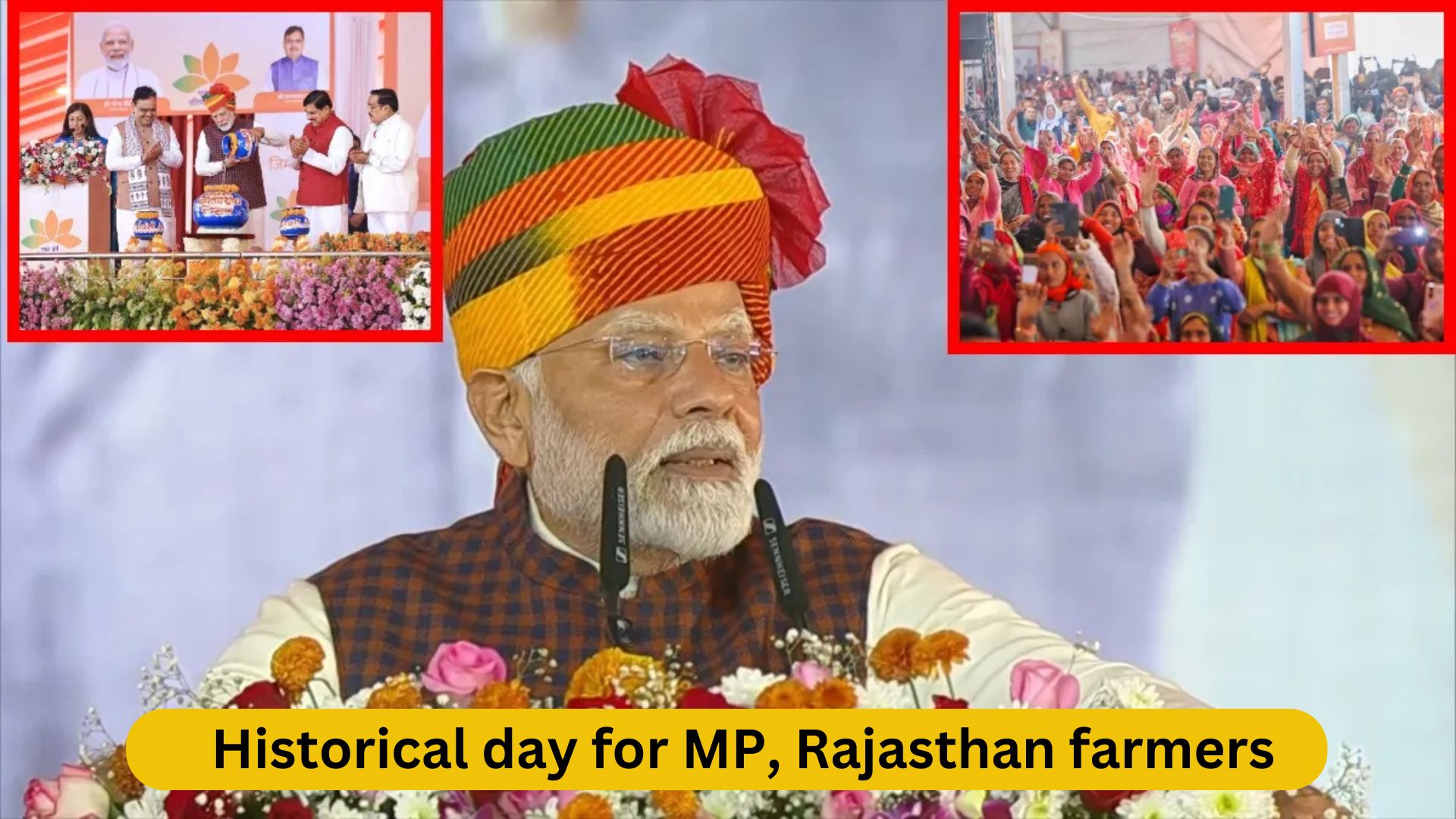 PM Modi laid foundation stone of Parvati-Kalisindh-Chambal River Linking Project, farmers will benefited too