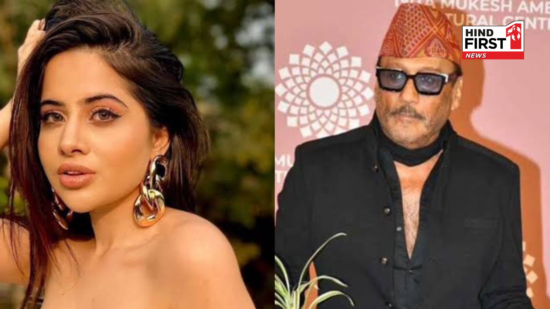 Uorfi Javed s unique chia seed dress receives appreciation from Jackie Shroff