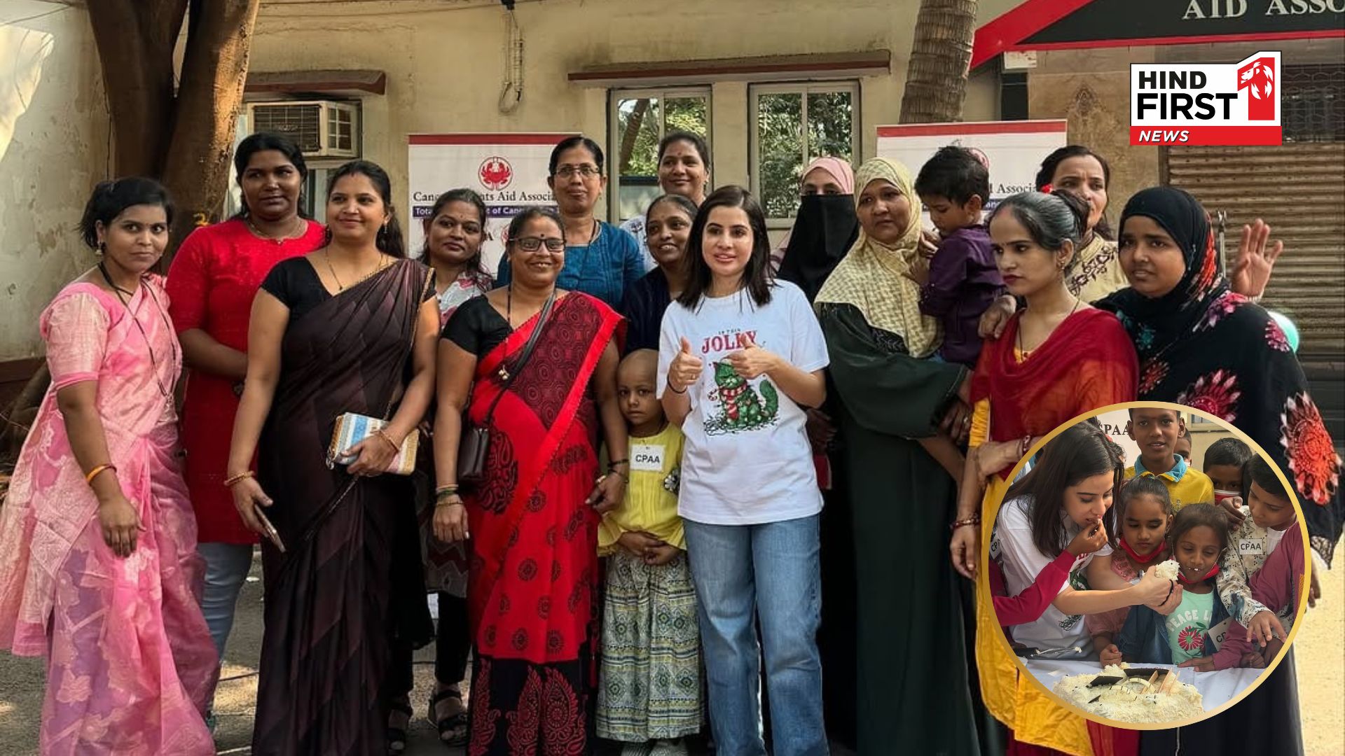 Uorfi Javed Pays Visit To Cancer Patients Aid Association, Urges Netizens To Donate