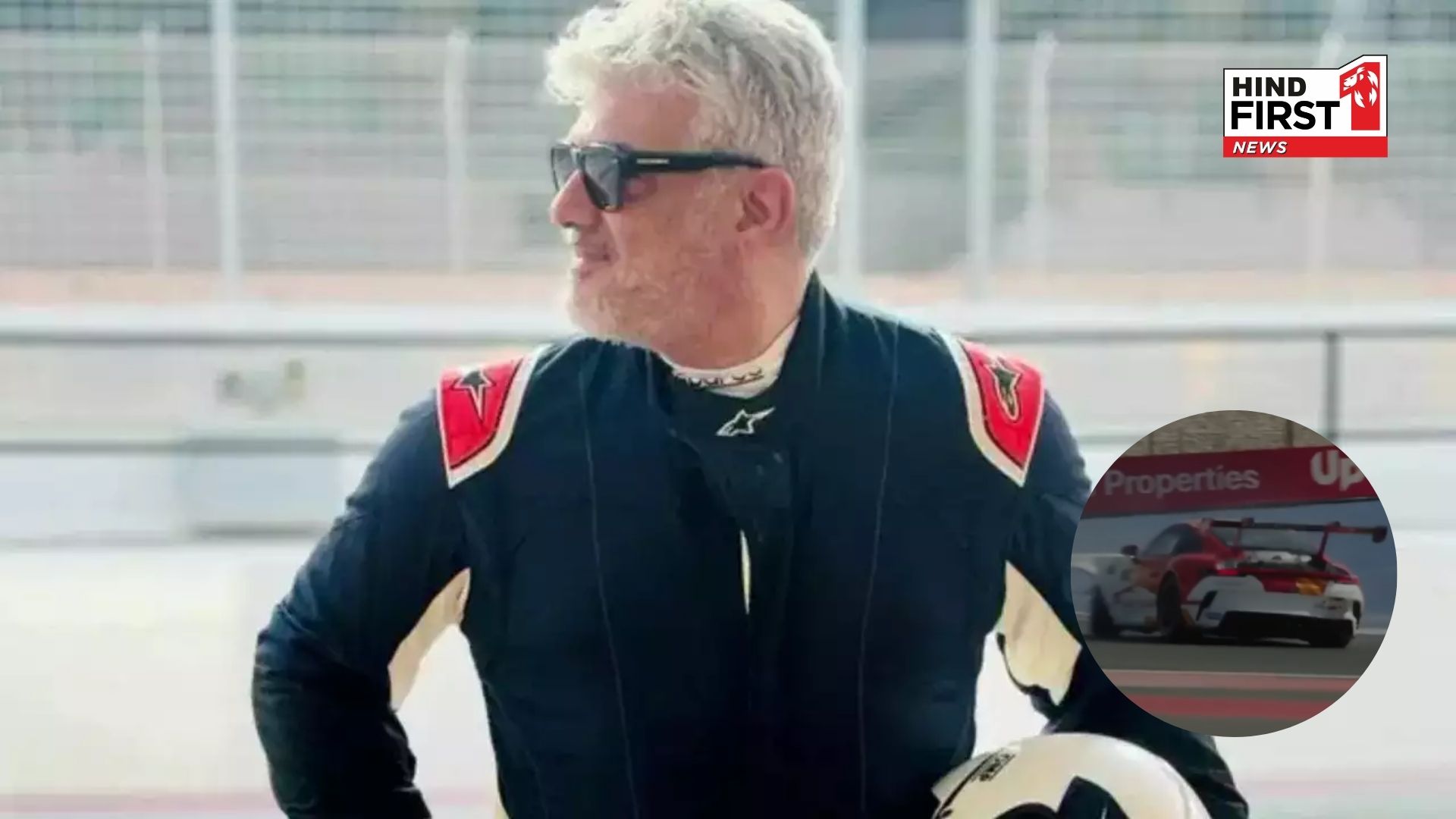 Thala Ajith Kumar s 180 Kmph Crash During Dubai 24 Hours Race Practice