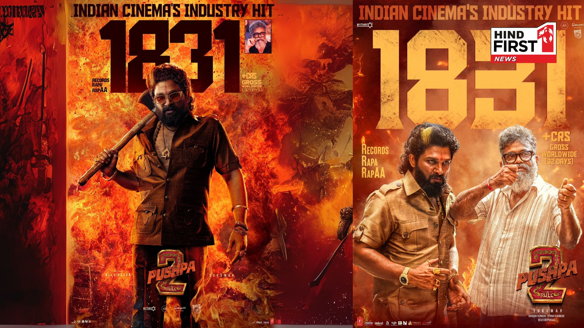 Allu Arjuns Pushpa 2: The Rule Becomes Indias Highest-Grossing Film!