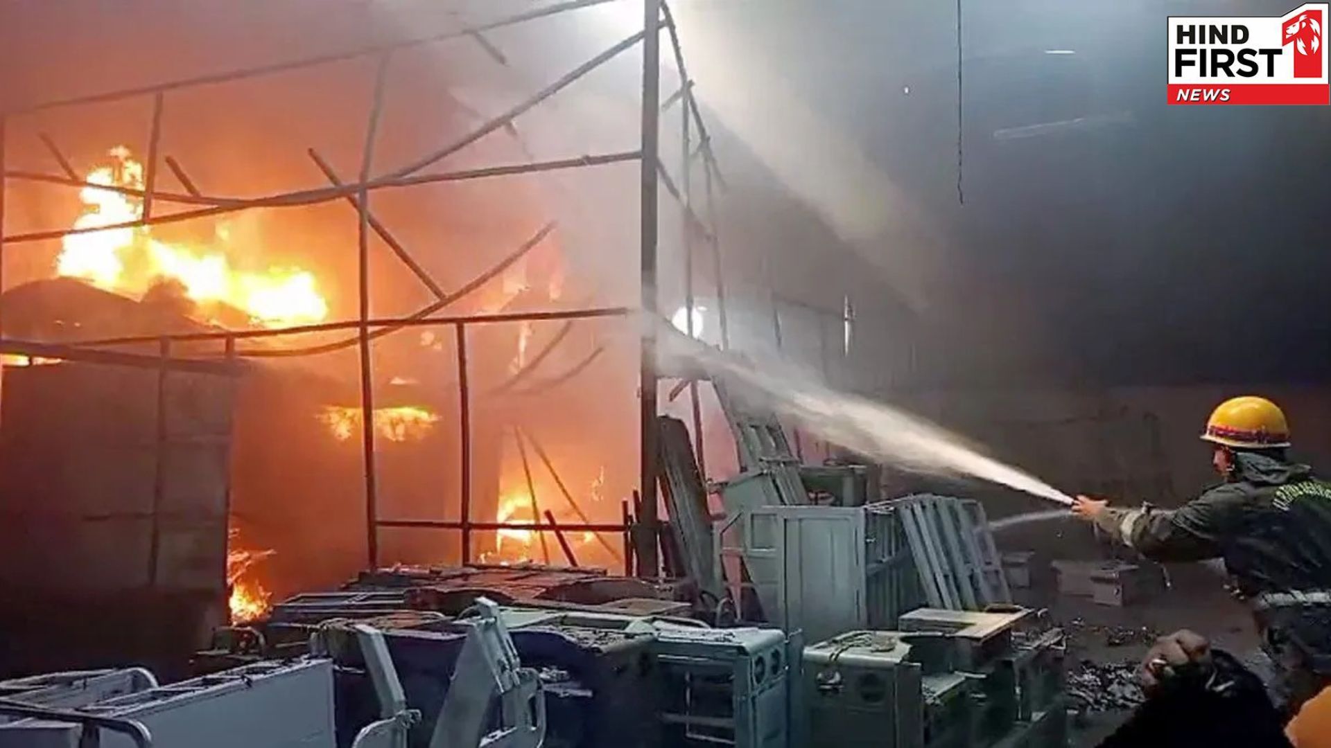 Gujarat: Fire breaks out at steel plant in Surat, 4 workers die tragically