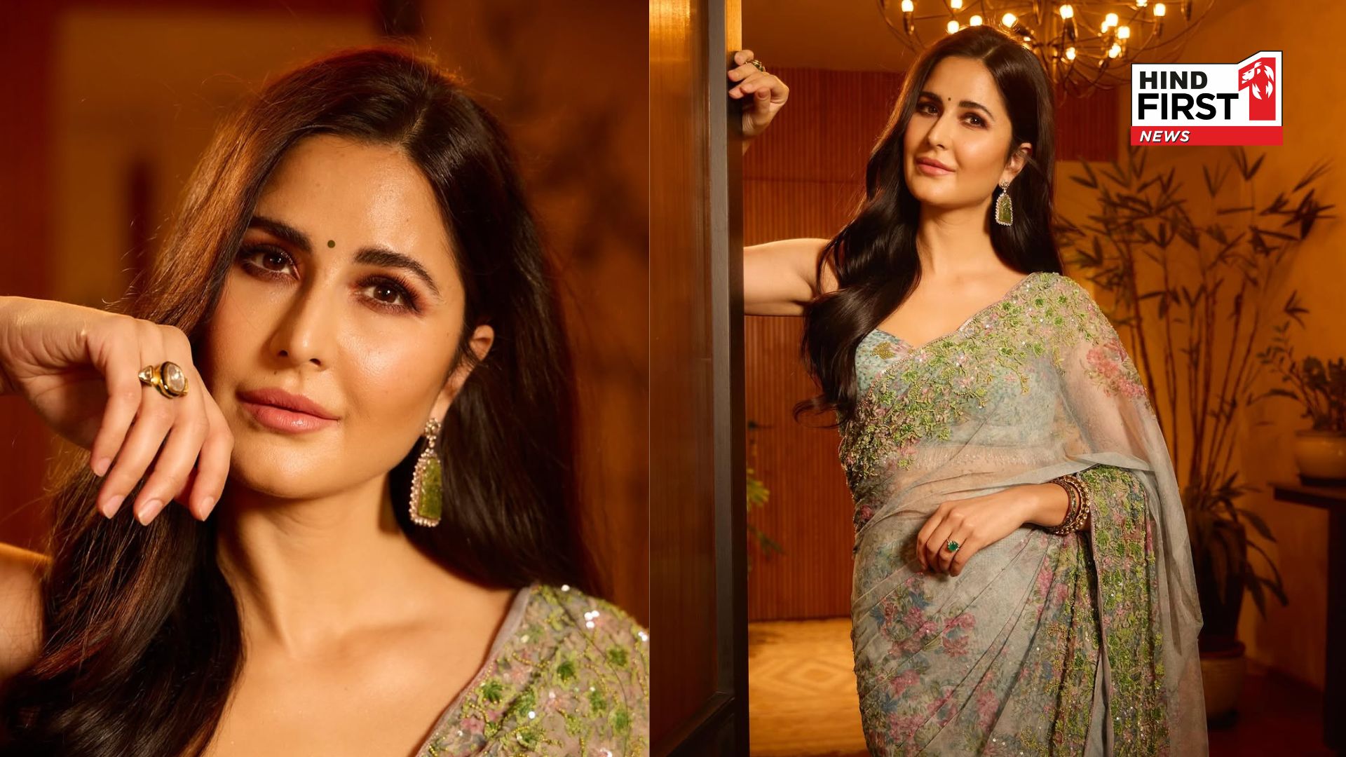 Katrina Kaif ’s Ethereal Style in Pastel Saree Sets Fashion Goals