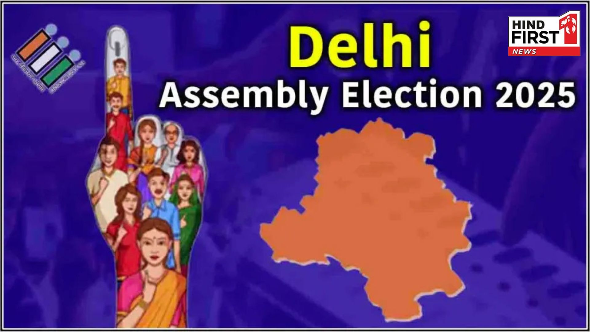 Delhi Assembly Election: Schools & offices closed, long queues of voters outside polling stations