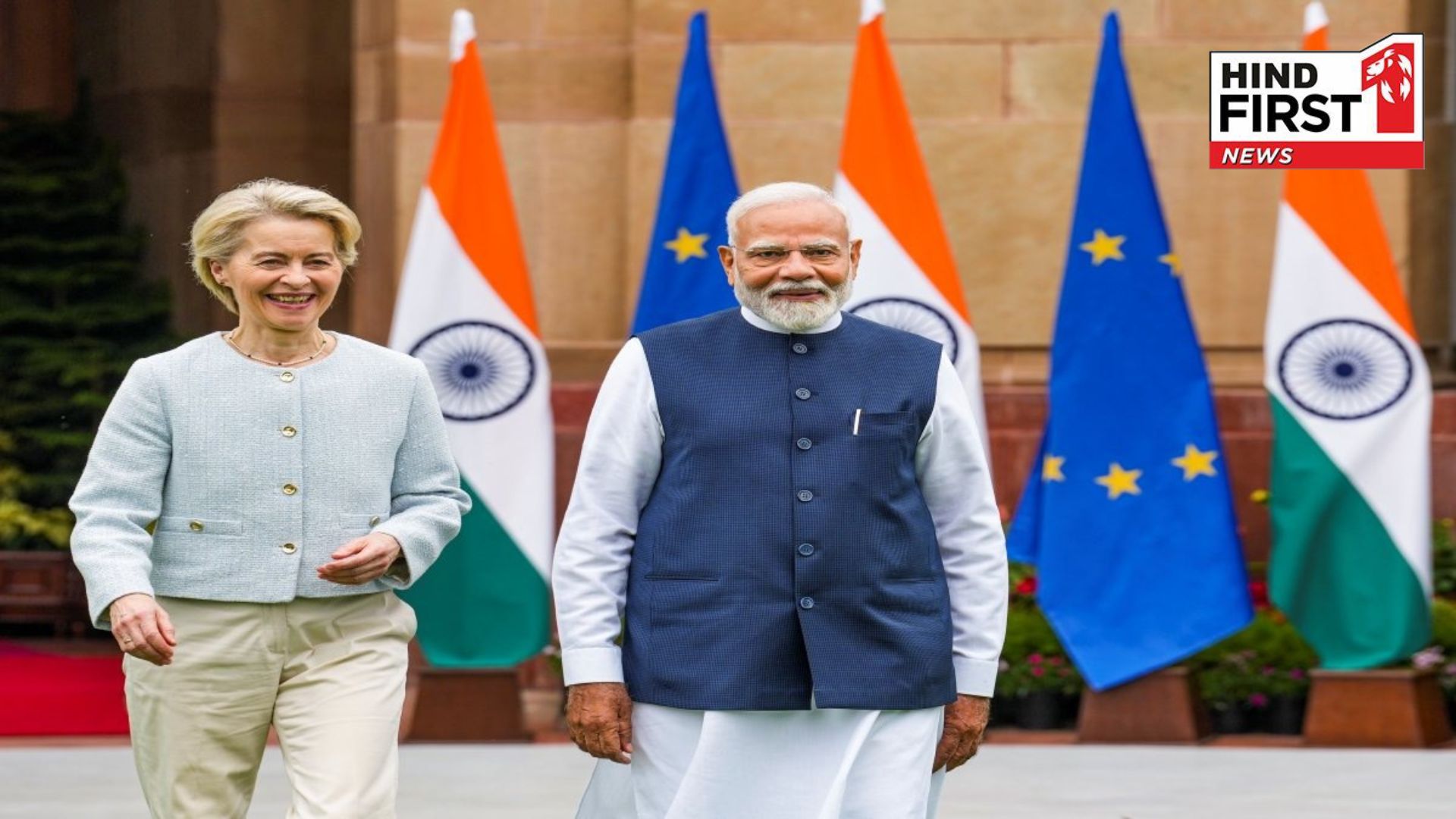 PM Modi, European Commission Chief Von der Leyen hold talks
