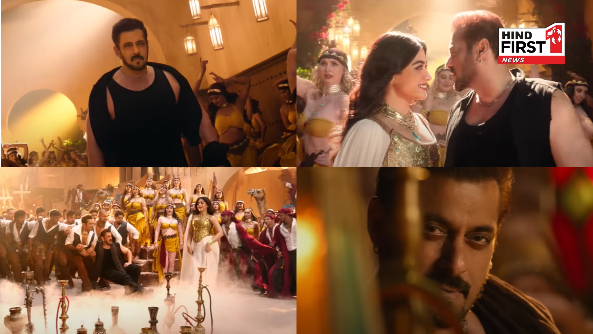 Sikandar Title Track Sikandar Nache: Salman Khan and Rashmika Mandanna’s Dance Track Takes Over the Internet