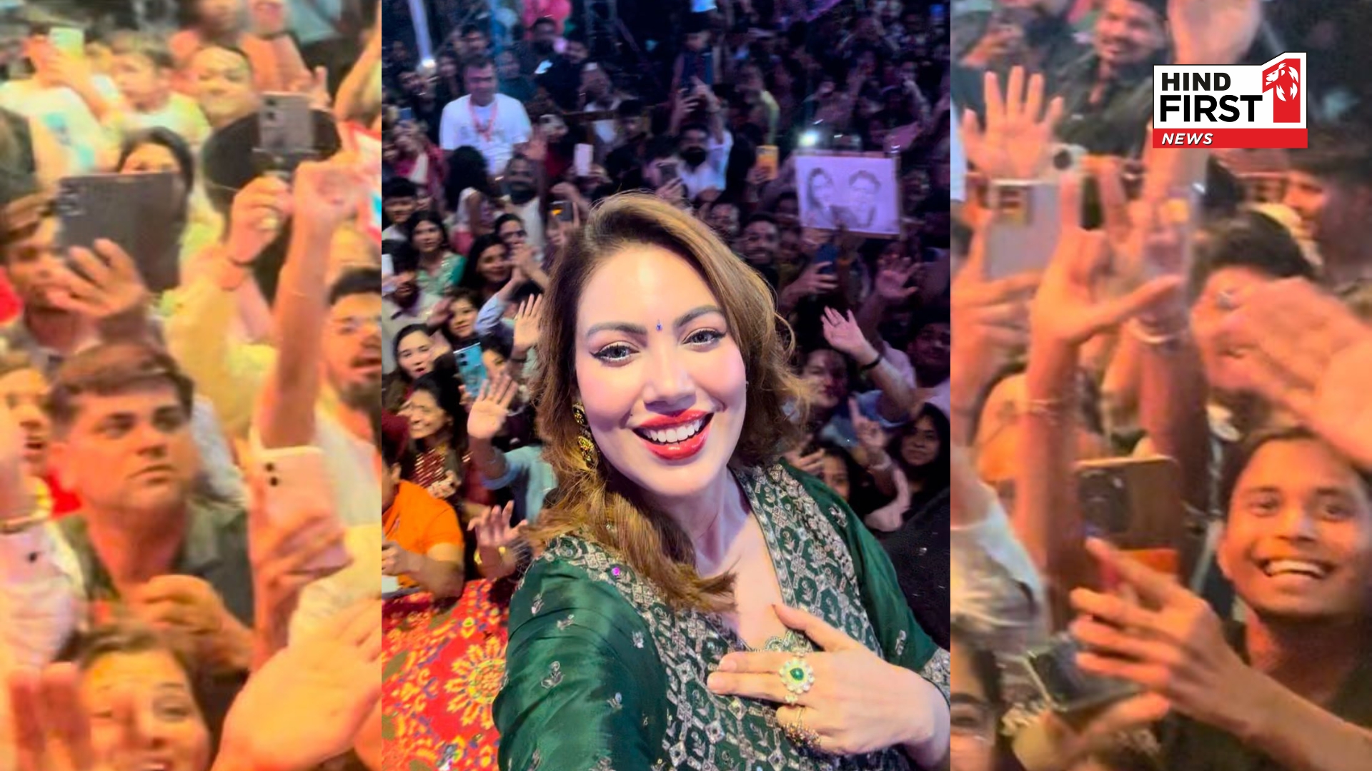 Munmun Dutta Receives a Grand Welcome in Bhopal as Over 10,000 Fans Gather at the Event
