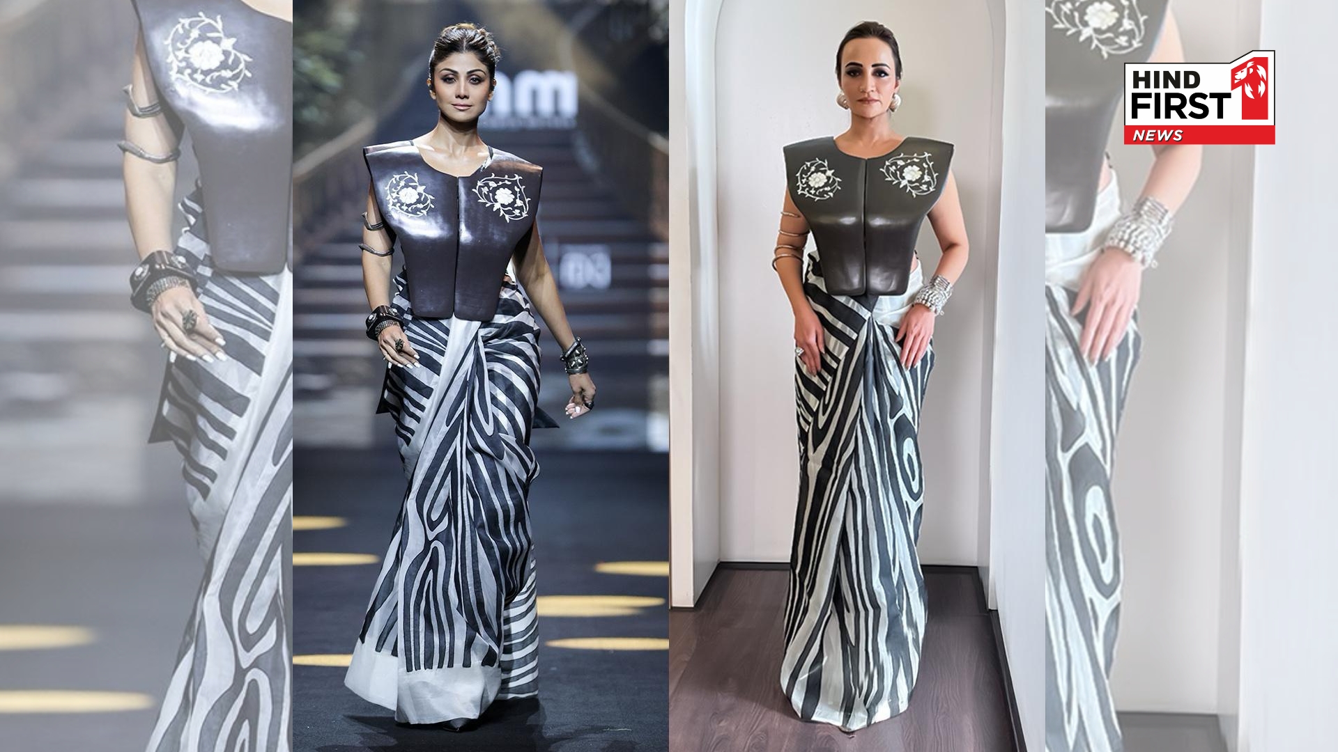 Ajita Italiya Slays in Shilpa Shetty-Inspired Saree at Lakmé Fashion Week