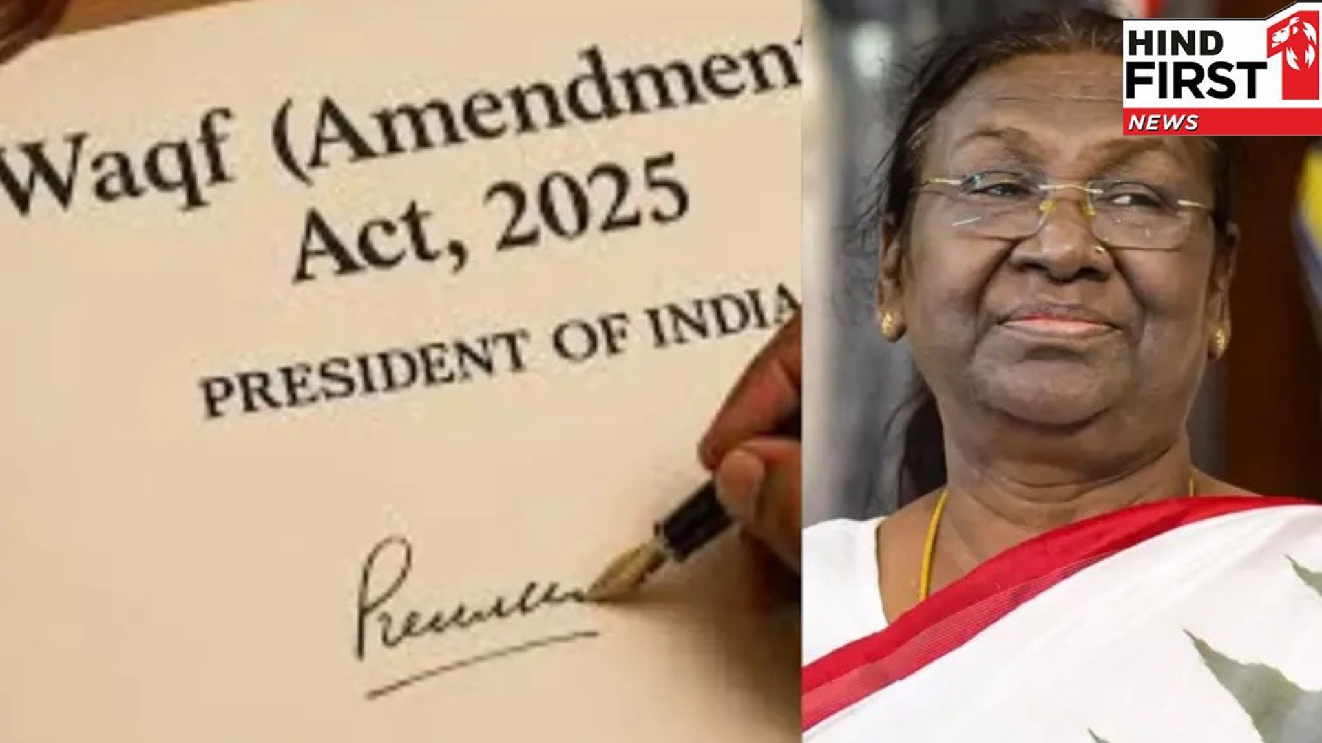Waqf Act 2025: President Droupadi Murmu signs Waqf Amendment bill into law