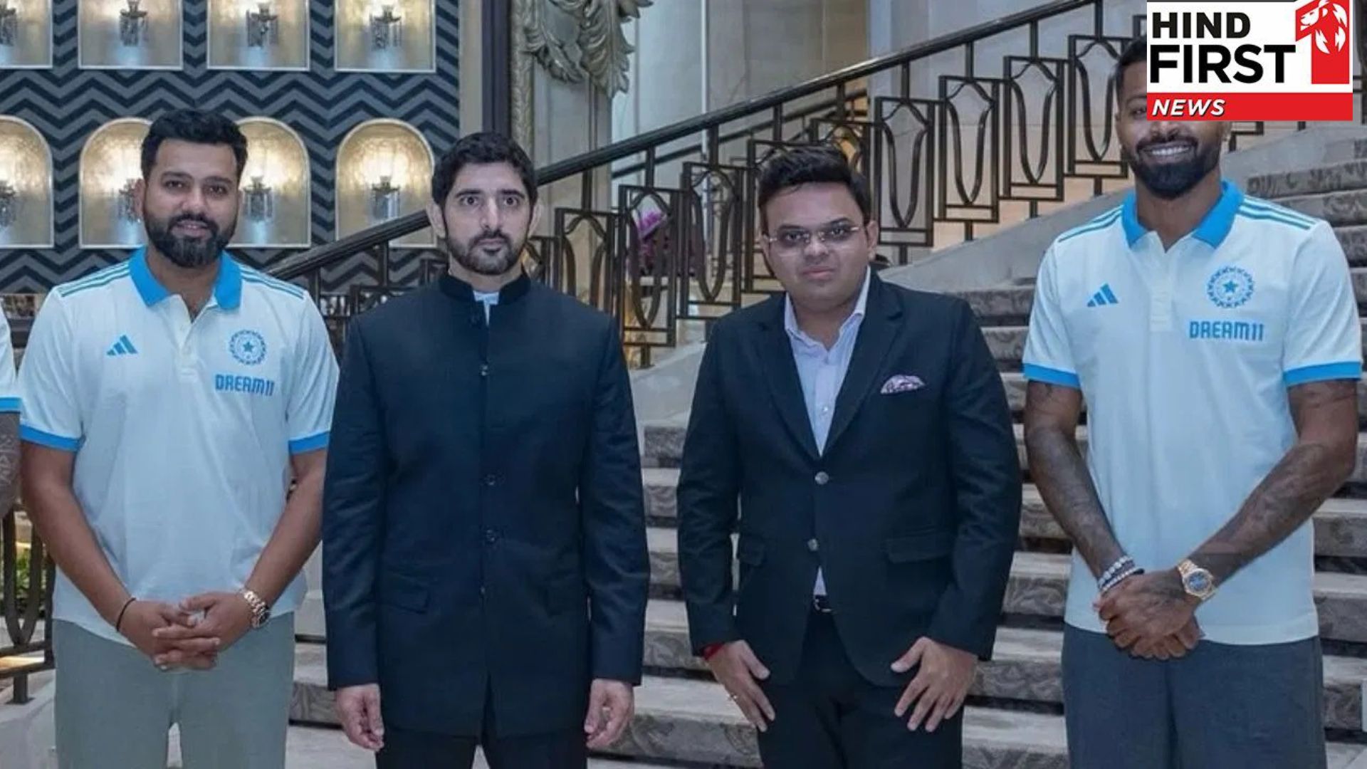WATCH: ICC chairman Jay Shah meets Dubai crown prince alongside MI stars