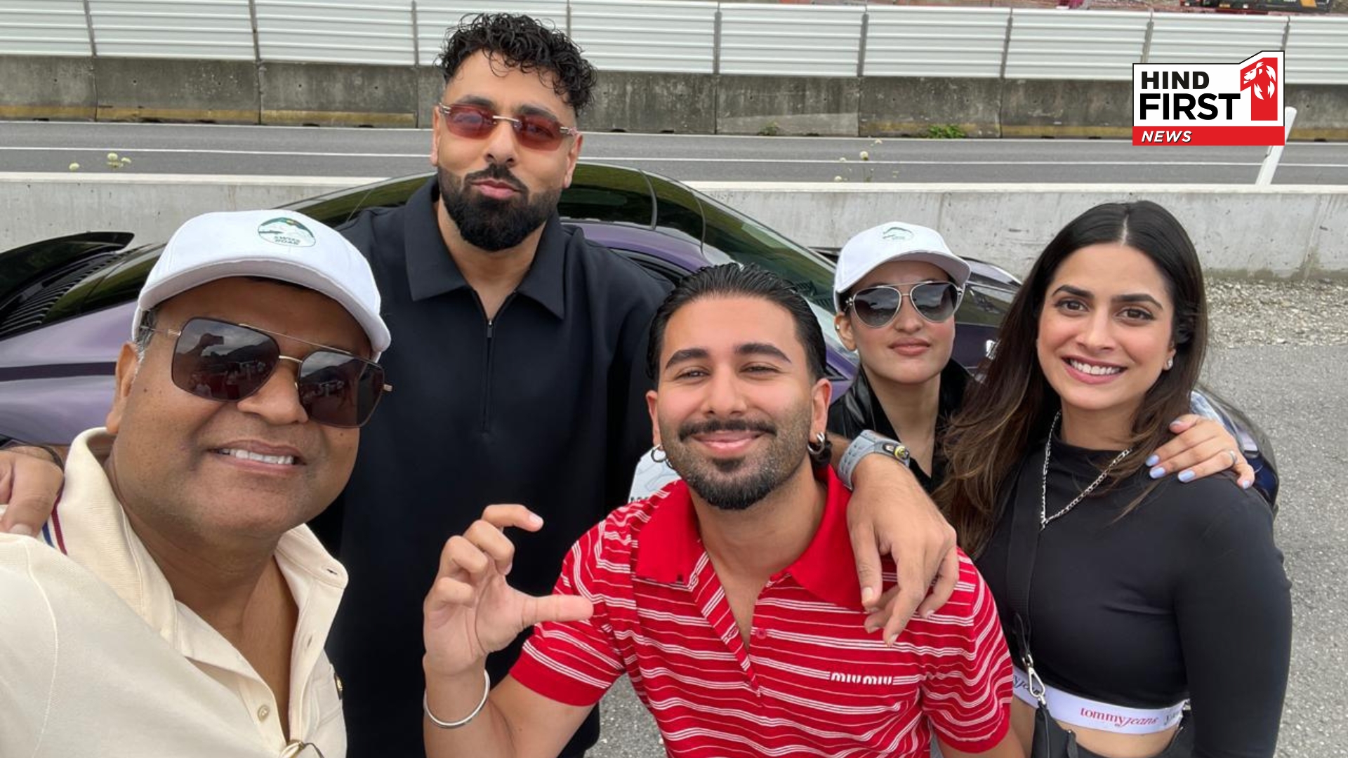 The Traitors Winner Nikita Luther Makes a Statement at Swiss Supercar Rally with Badshah and Orry