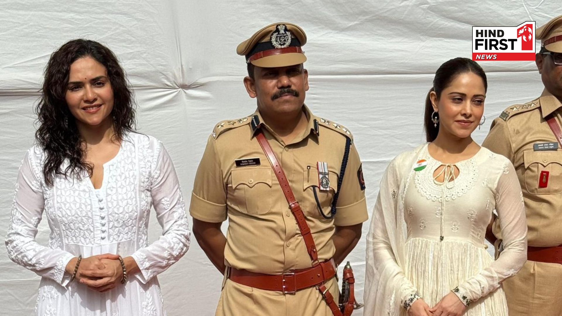 Amruta Khanvilkar Celebrates 79th Independence Day with Mumbai Police Family