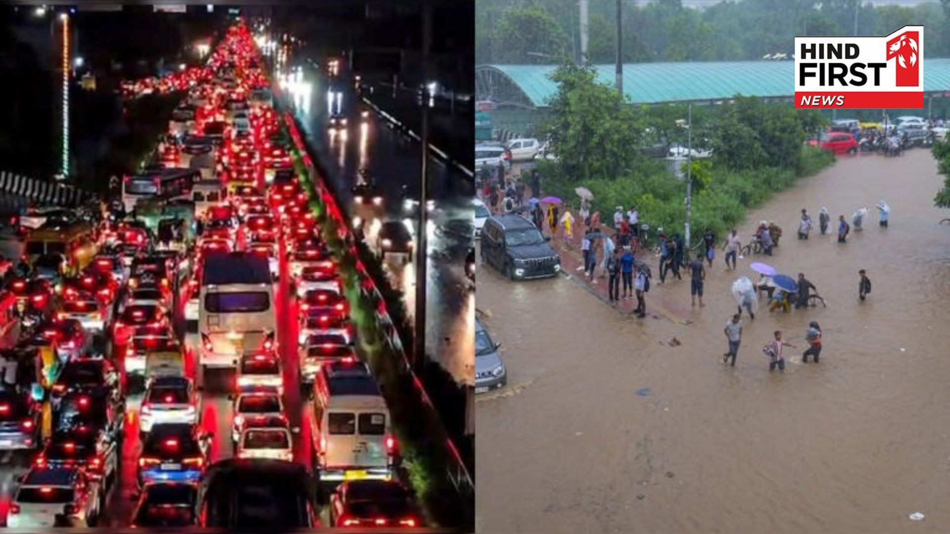 Gurugram Flood: 2 hours of rain & 20 km long jam! Congress attacks the triple engine model Gurugram Flood: 2 hours of rain & 20 km long jam! Congress attacks the triple engine model