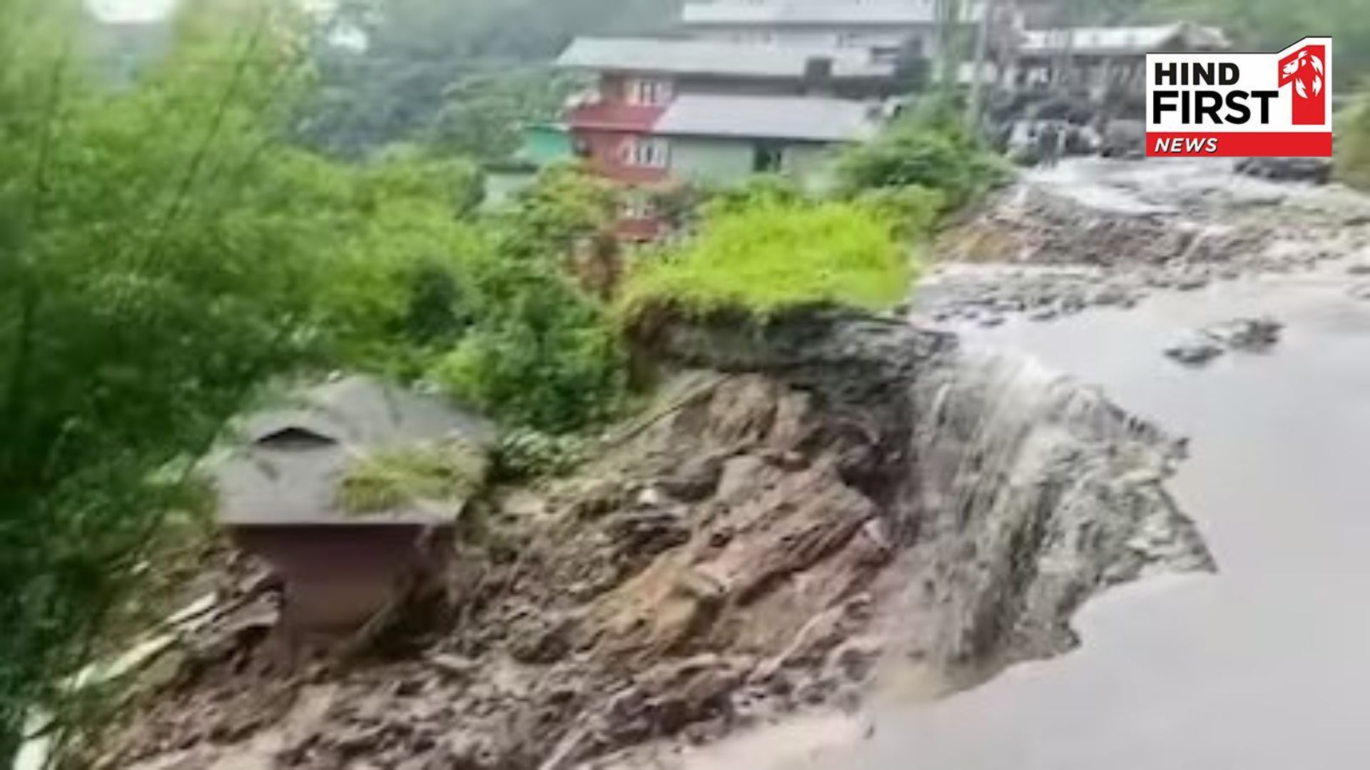 Mountain cracked in Sikkim, 4 killed, 3 missing due to landslide… Rivers also in spate