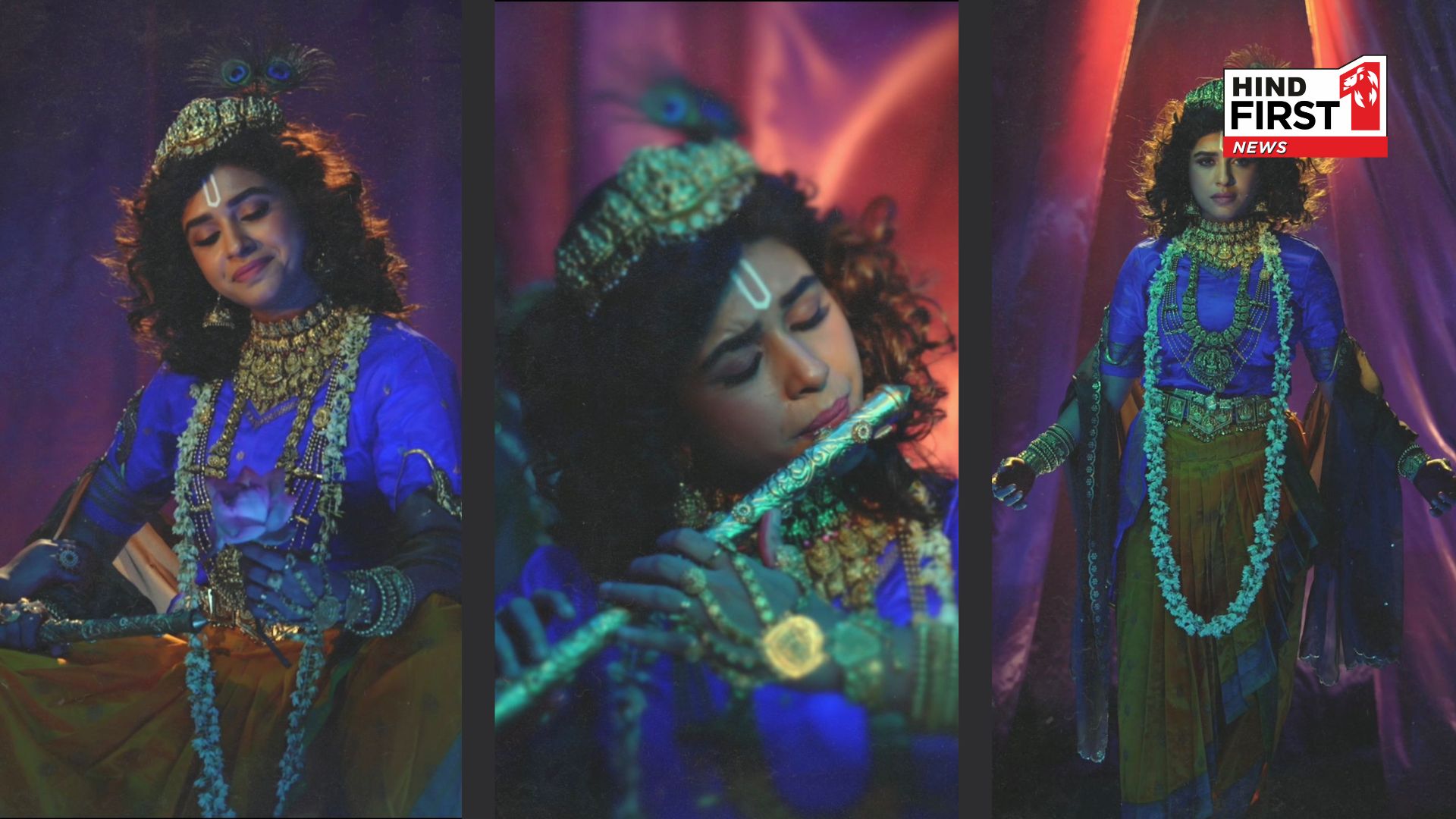 Is Sanskruti Balgude Playing Lord Krishna? Her Divine Look Sparks Curiosity