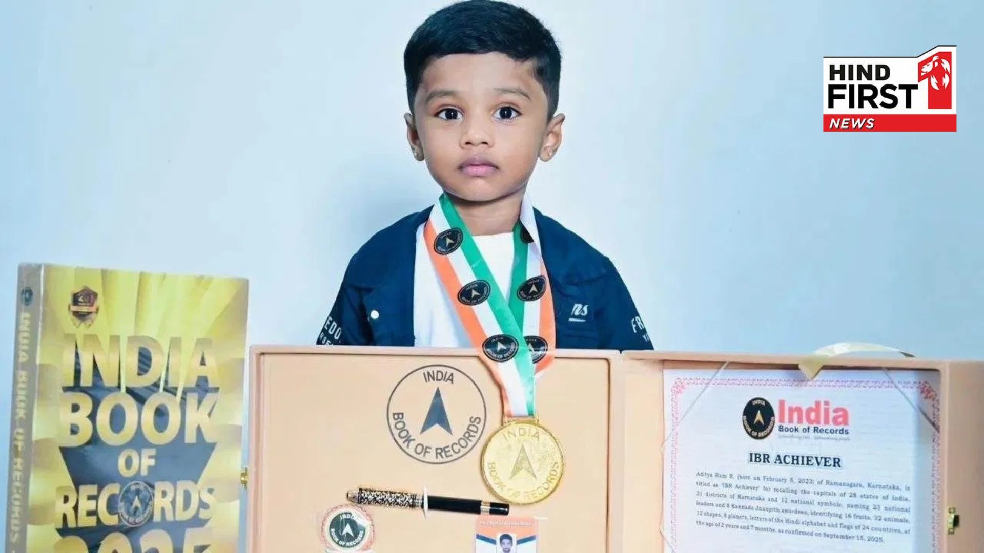 Two-year-old Aditya, has been listed in the India Book of Records; know why
