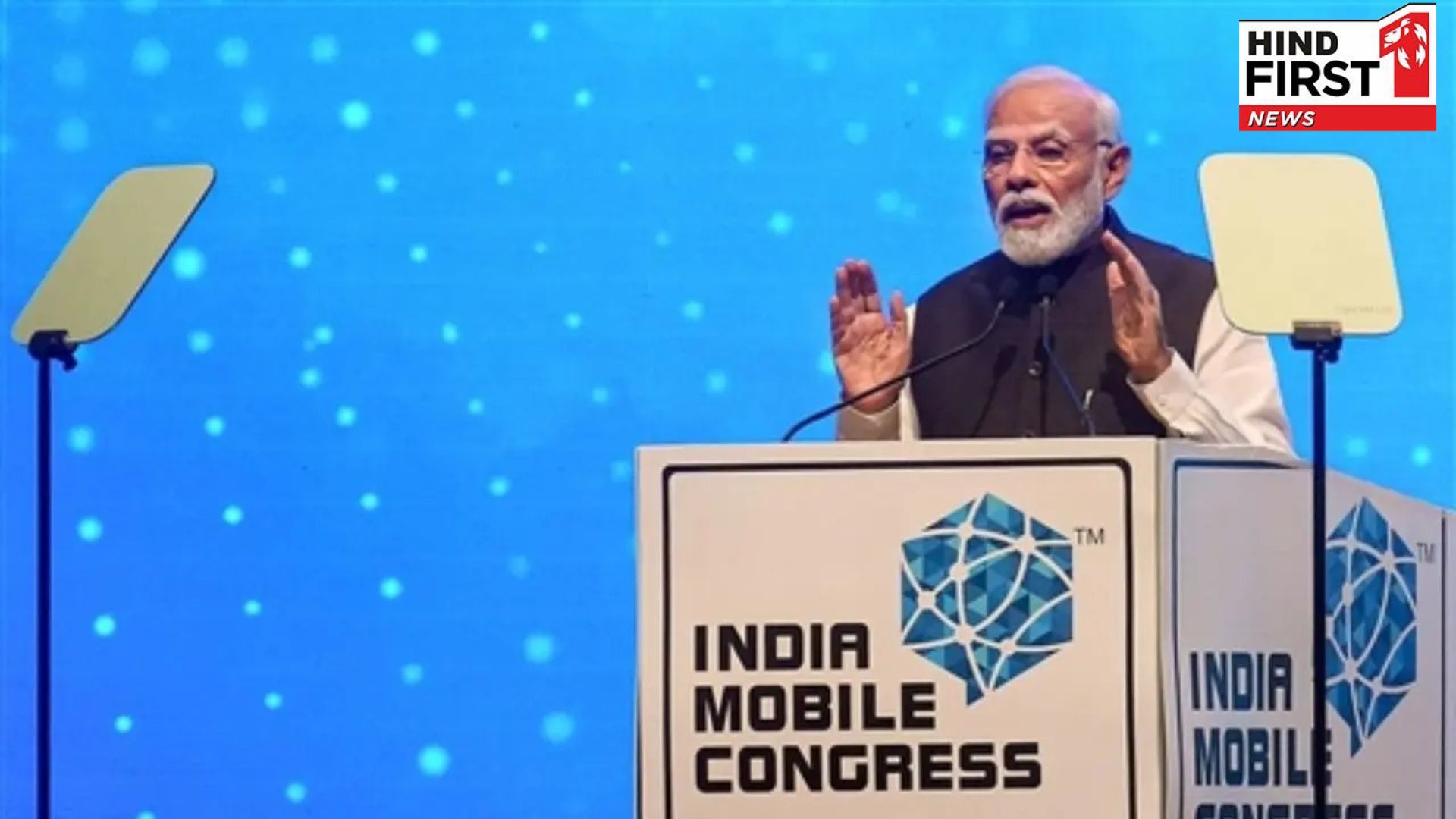 Asias largest telecom event, IMC, begins; PM Modi inaugurates it.