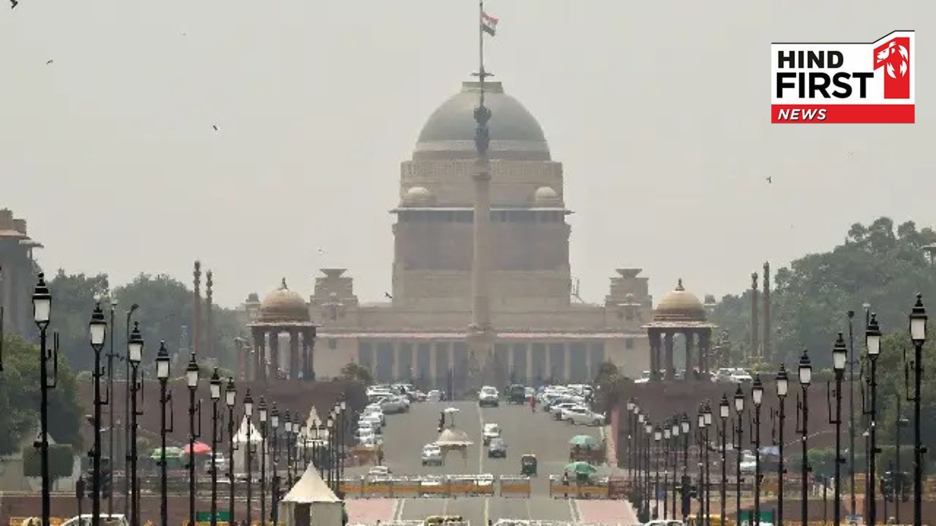Major fire in Narmada Apartments at Rashtrapati Bhawan Complex