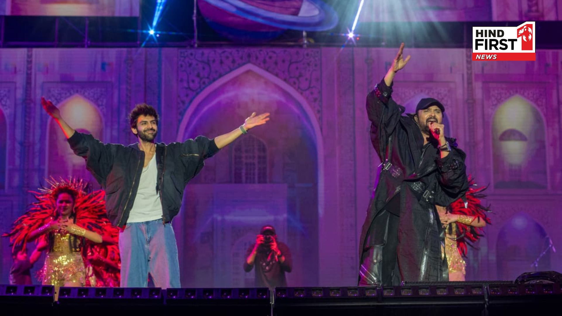 Himesh Reshammiya Stuns 11,000 Fans at Glamfest; Kartik, Huma & Fatima Join the Musical Madness