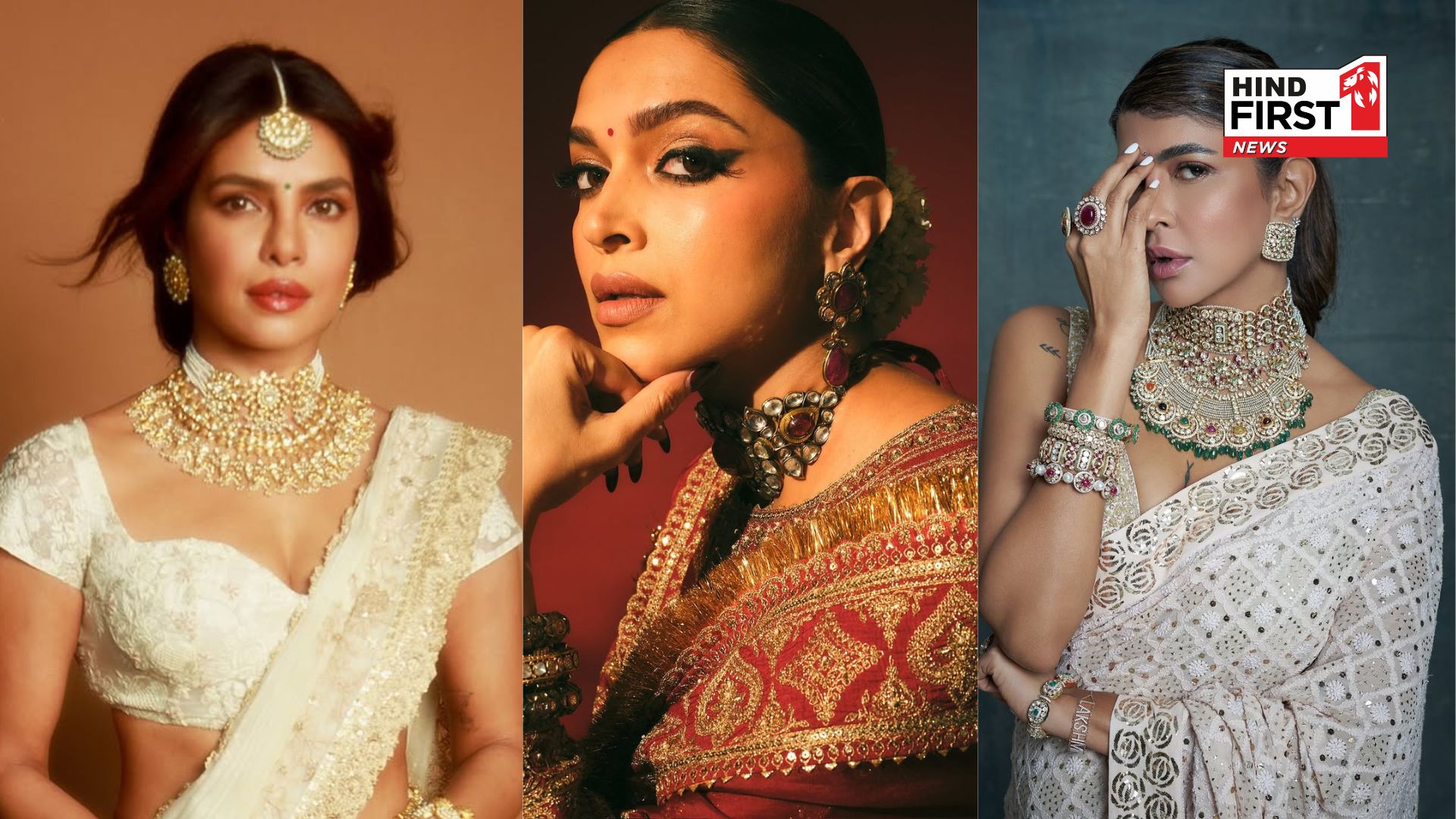 Priyanka Chopra Jonas, Deepika Padukone to Lakshmi Manchu: Elevate Your Jewellery Game this Wedding Season - TOP 8 Actresses to take Cues From