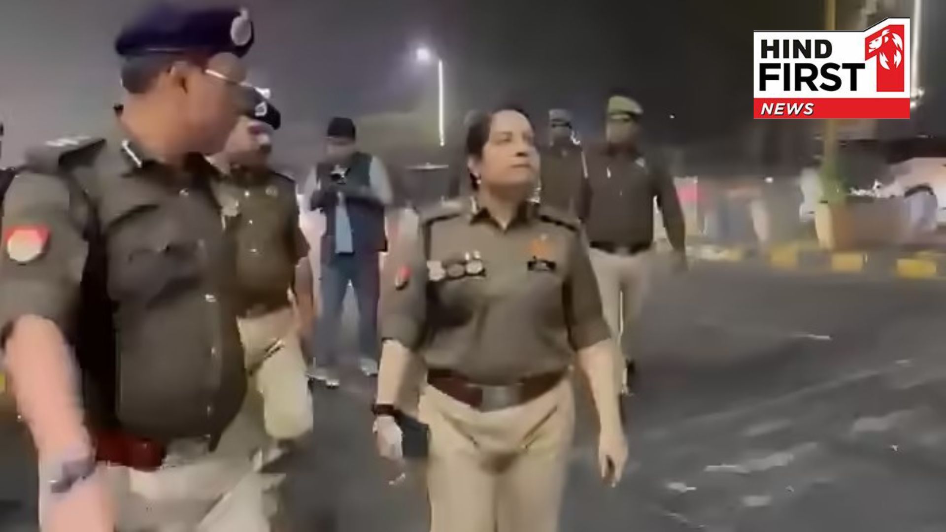 Police Commissioner Laxmi Singh surprise inspection at night; 10 policemen suspended due to negligence on duty