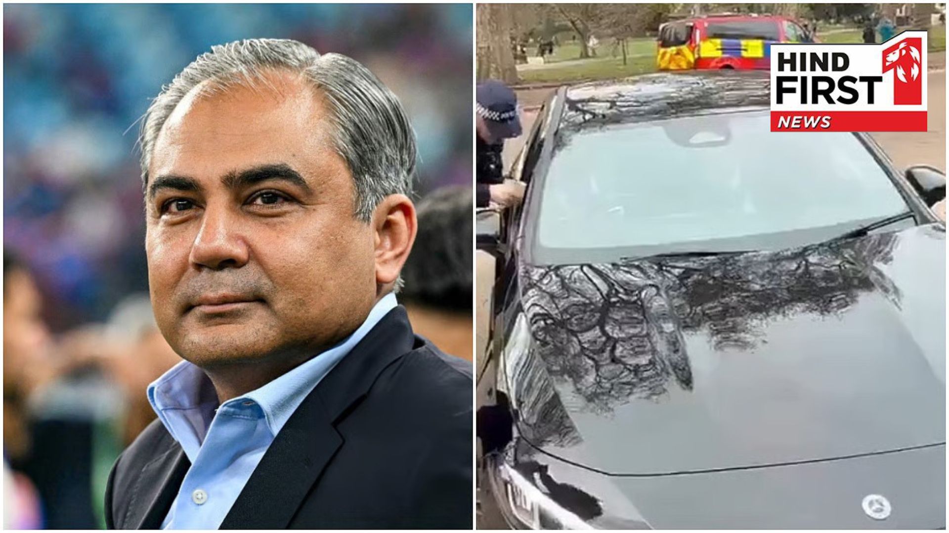 Major Embarrassment For Mohsin Naqvi! Pak Ministers Car Searched By Police In London-VIDEO Major Embarrassment For Mohsin Naqvi! Pak Ministers Car Searched By Police In London-VIDEO