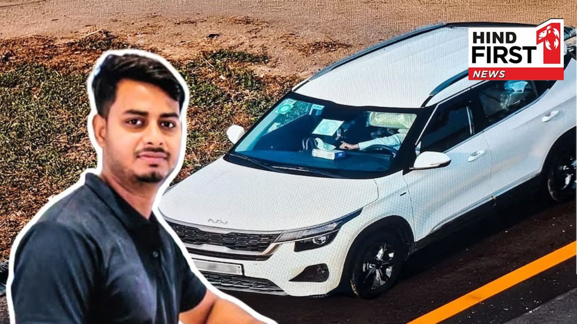 Who is Ashutosh Sarkar, who went viral for the romance inside a car video on the Purvanchal Expressway?